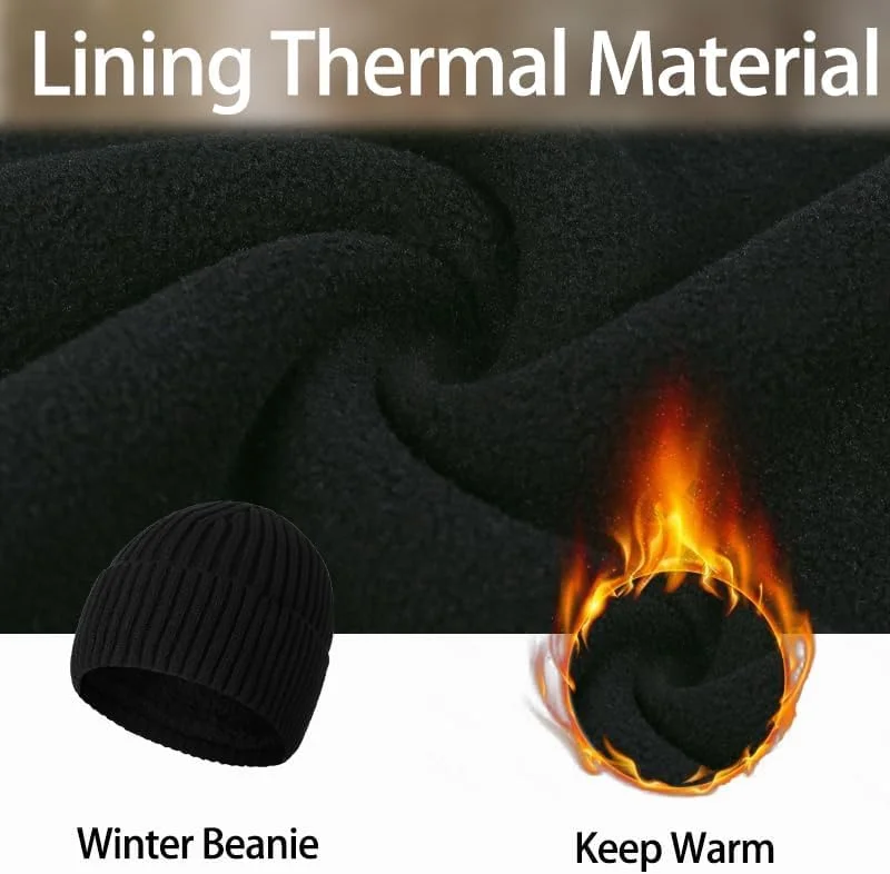 ست کلاه، شال گردن و دستکش زمستانی 3 تکه KASTWAVE - دستکش های لمسی مردانه - کلاه های بافتنی - شال گردن بلند حرارتی - دارای آستر پشمی برای ورزش های فضای باز مردانه و زنانه - سرمه ای ست کلاه، شال گردن و دستکش زمستانی 3 تکه KASTWAVE - دستکش های لمسی مردانه - کلاه های بافتنی - شال گردن بلند حرارتی - دارای آستر پشمی برای ورزش های فضای باز مردانه و زنانه - سرمه ای