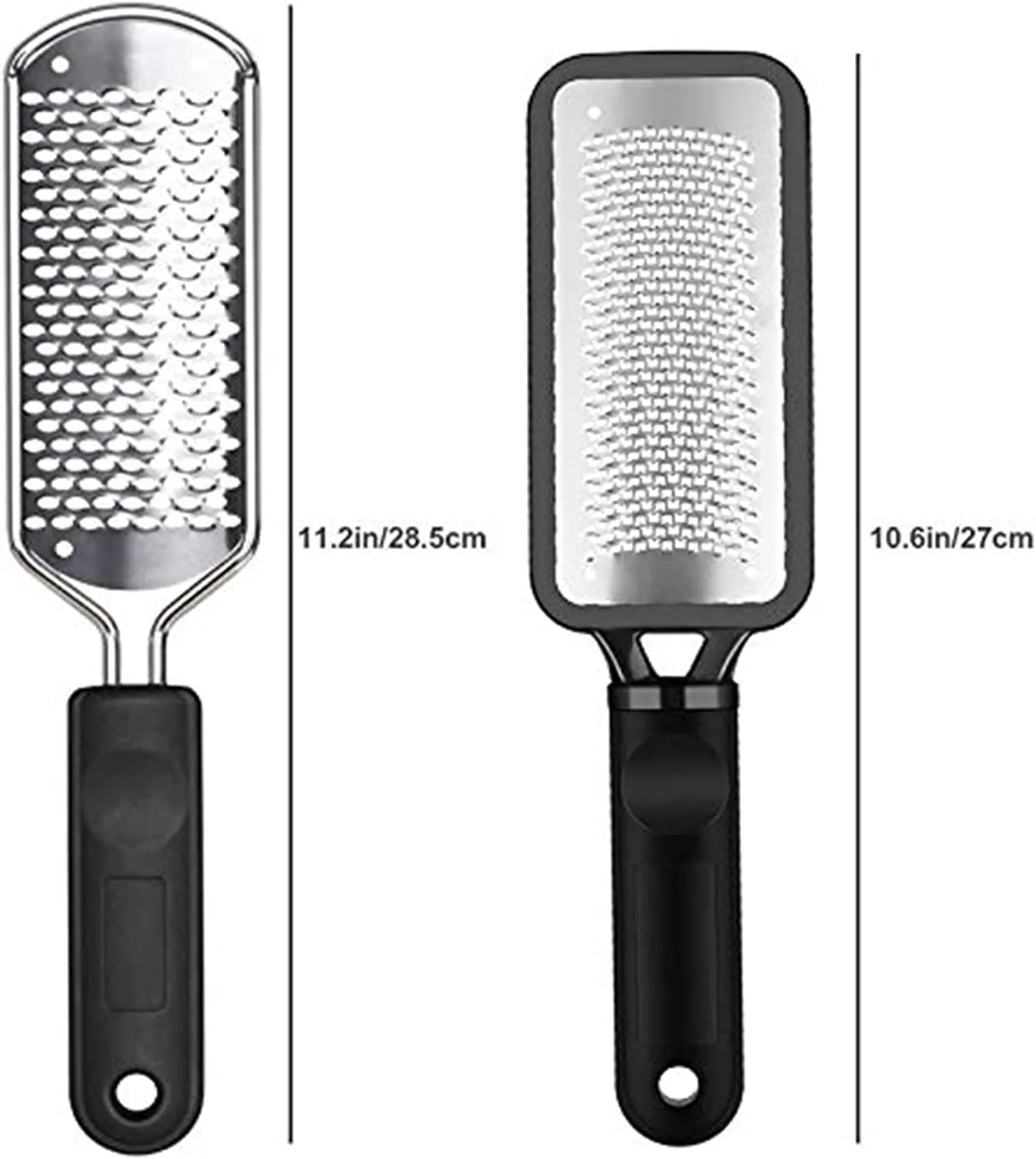 سوهان پدیکور پا DELFINO، سوهان استیل ضد زنگ حرفه ای و بزرگ، اسکرابر پا، مراقبت از پا، از بین برنده پوست مرده پا، ابزار پدیکور حرفه ای قابل شستشو و استفاده مجدد، 2 عدد سوهان پدیکور پا DELFINO، سوهان استیل ضد زنگ حرفه ای و بزرگ، اسکرابر پا، مراقبت از پا، از بین برنده پوست مرده پا، ابزار پدیکور حرفه ای قابل شستشو و استفاده مجدد، 2 عدد