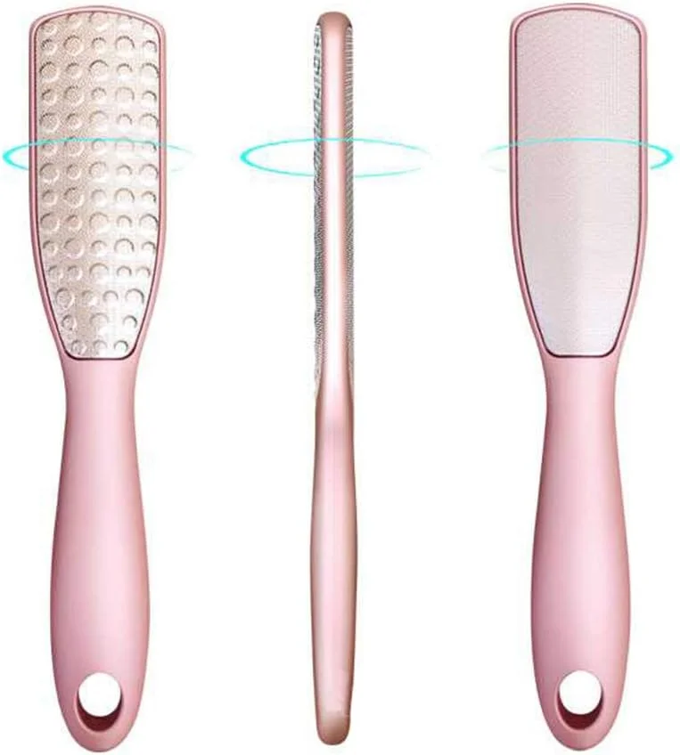جیستل (صورتی) - سوهان پا دو طرفه حرفه ای استیل ضد زنگ، از بین برنده ترک پا، پوست مرده، ضخیم، خشک و سفت (صورتی) جیستل (صورتی) - سوهان پا دو طرفه حرفه ای استیل ضد زنگ، از بین برنده ترک پا، پوست مرده، ضخیم، خشک و سفت (صورتی)