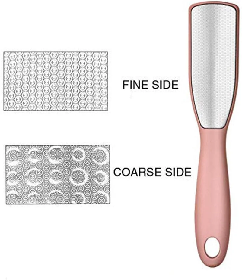 جیستل (صورتی) - سوهان پا دو طرفه حرفه ای استیل ضد زنگ، از بین برنده ترک پا، پوست مرده، ضخیم، خشک و سفت (صورتی) جیستل (صورتی) - سوهان پا دو طرفه حرفه ای استیل ضد زنگ، از بین برنده ترک پا، پوست مرده، ضخیم، خشک و سفت (صورتی)