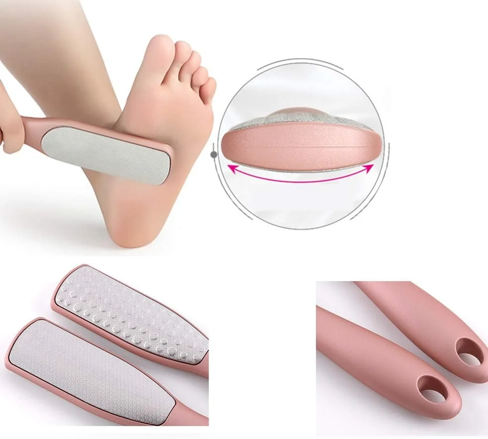 جیستل (صورتی) - سوهان پا دو طرفه حرفه ای استیل ضد زنگ، از بین برنده ترک پا، پوست مرده، ضخیم، خشک و سفت (صورتی) جیستل (صورتی) - سوهان پا دو طرفه حرفه ای استیل ضد زنگ، از بین برنده ترک پا، پوست مرده، ضخیم، خشک و سفت (صورتی)