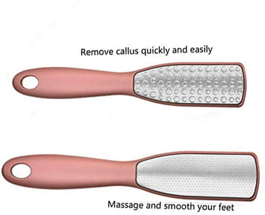 جیستل (صورتی) - سوهان پا دو طرفه حرفه ای استیل ضد زنگ، از بین برنده ترک پا، پوست مرده، ضخیم، خشک و سفت (صورتی) جیستل (صورتی) - سوهان پا دو طرفه حرفه ای استیل ضد زنگ، از بین برنده ترک پا، پوست مرده، ضخیم، خشک و سفت (صورتی)