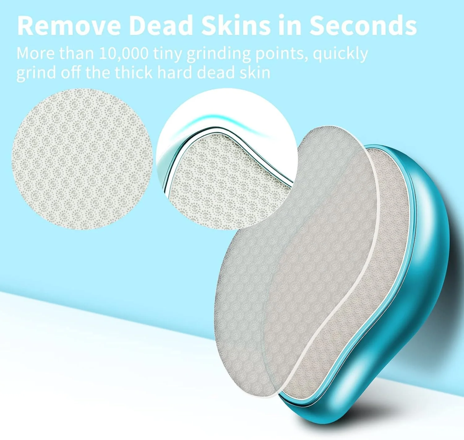 سوهان پا GTVGJH، از بین برنده پینه شیشه کریستال نانو، از بین برنده پوست سخت برای استفاده خشک و مرطوب، ابزار حرفه ای پدیکور سوهان پا، مراقبت از پا برای پوست های مرده، ترک خورده، ضخیم و خشک سوهان پا GTVGJH، از بین برنده پینه شیشه کریستال نانو، از بین برنده پوست سخت برای استفاده خشک و مرطوب، ابزار حرفه ای پدیکور سوهان پا، مراقبت از پا برای پوست های مرده، ترک خورده، ضخیم و خشک