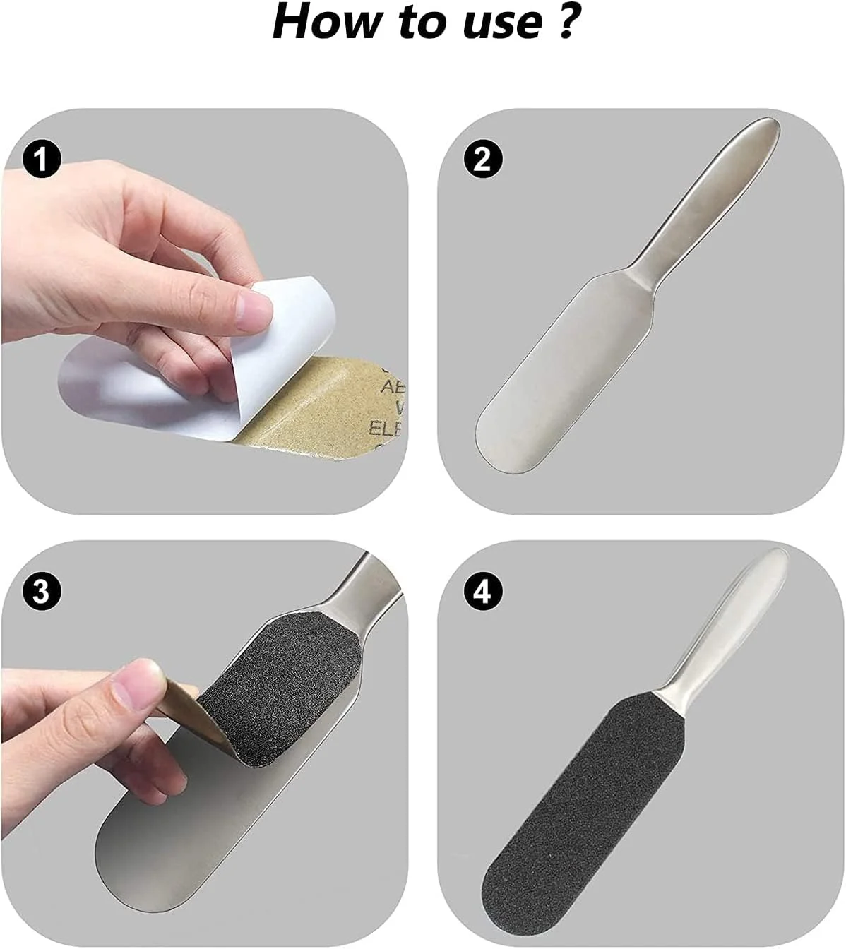 کاغذ سمباده پدیکور کالولاری 100 عددی، سوهان پا استیل ضد زنگ قابل استفاده مجدد، از بین برنده پوست ترک خورده، میخچه و پینه، پد جایگزین سمباده ای، اسکرابر آسان پا برای پدیکور حمام و سالن کاغذ سمباده پدیکور کالولاری 100 عددی، سوهان پا استیل ضد زنگ قابل استفاده مجدد، از بین برنده پوست ترک خورده، میخچه و پینه، پد جایگزین سمباده ای، اسکرابر آسان پا برای پدیکور حمام و سالن