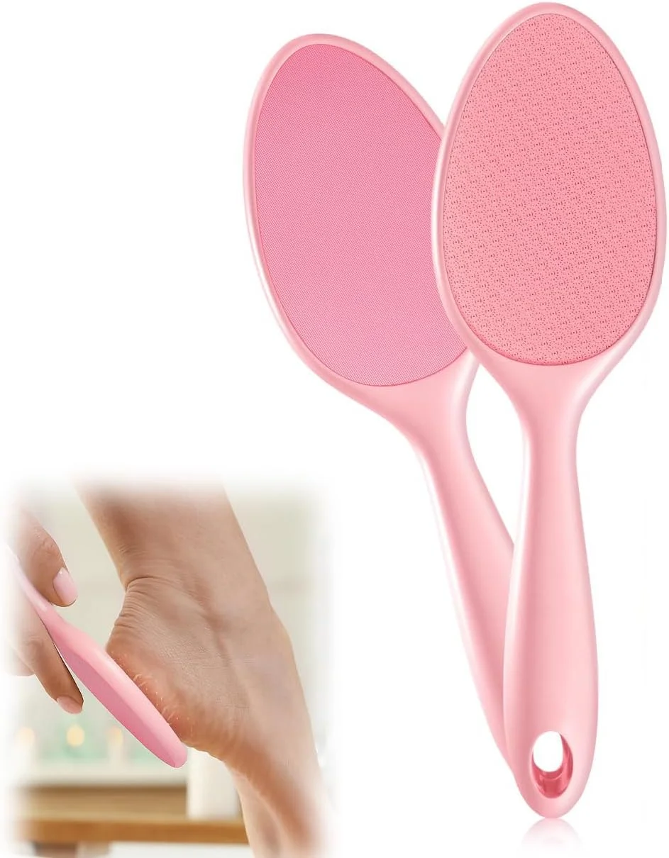 سوهان پدیکور شیشه ای دو طرفه KASTWAVE - از بین برنده موثر پینه پا با دسته بلند و پایه شیک، ابزار پدیکور سنگ پا شیشه ای برای داشتن پاهایی نرم، صورتی سوهان پدیکور شیشه ای دو طرفه KASTWAVE - از بین برنده موثر پینه پا با دسته بلند و پایه شیک، ابزار پدیکور سنگ پا شیشه ای برای داشتن پاهایی نرم، صورتی