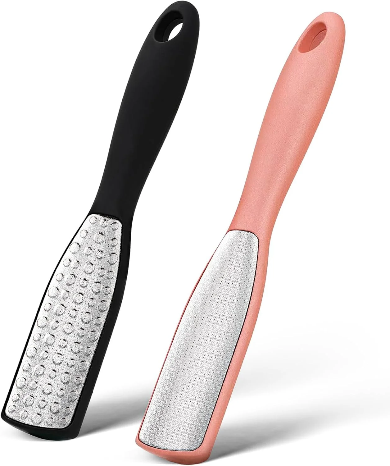 سوهان پا KASTWAVE بسته 2 عددی، سوهان پدیکور دو طرفه حرفه ای، اسکرابر پای استیل ضد زنگ جراحی برای پاهای خشک و مرطوب، ابزار رنده پا با دسته برای پاهای صاف سوهان پا KASTWAVE بسته 2 عددی، سوهان پدیکور دو طرفه حرفه ای، اسکرابر پای استیل ضد زنگ جراحی برای پاهای خشک و مرطوب، ابزار رنده پا با دسته برای پاهای صاف