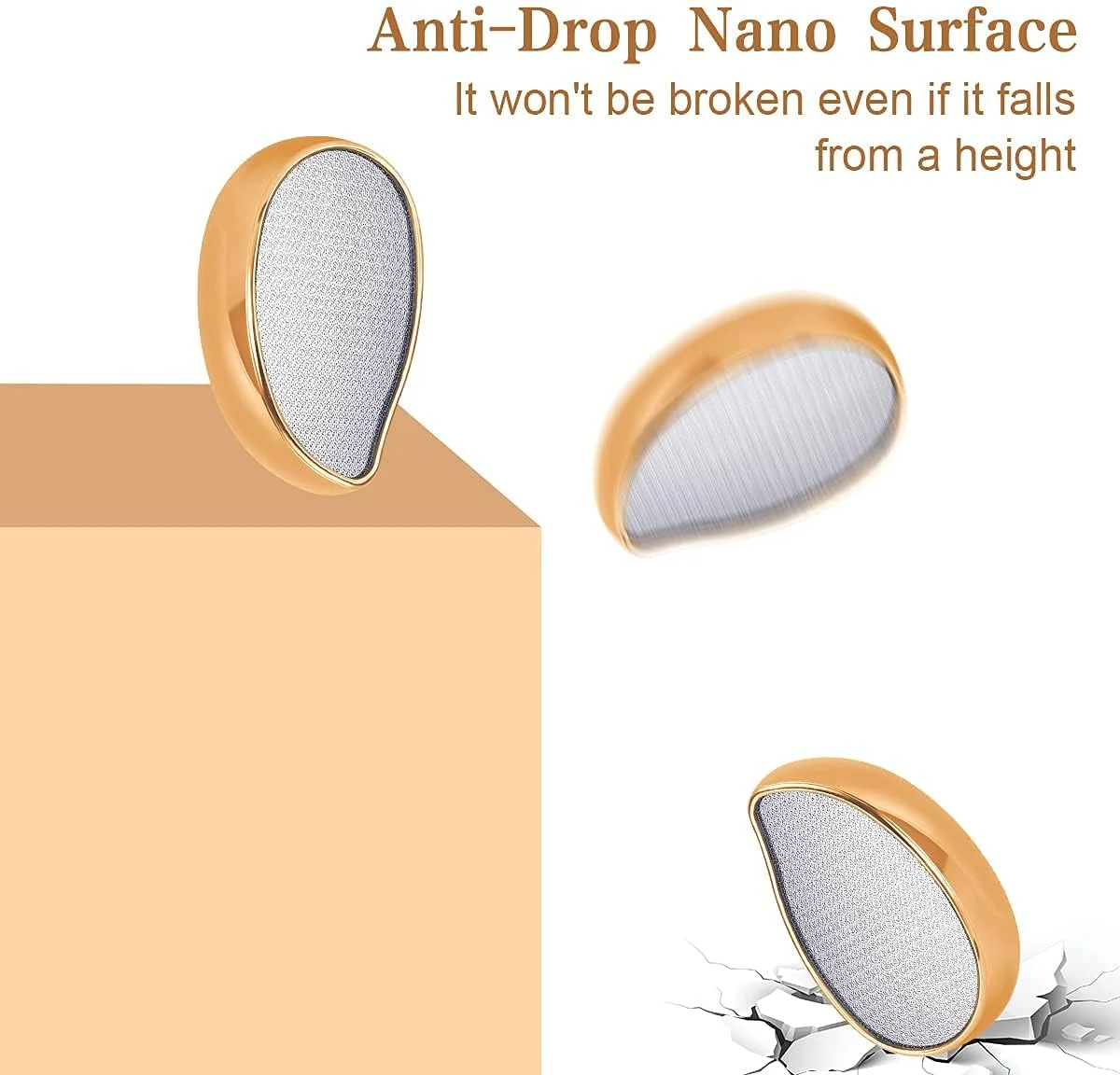 سوهان پدیکور شیشه ای KASTWAVE، سنگ پای نانو کریستالی نوآورانه برای استفاده در سفر، اسکراپر قابل حمل پدیکور پا برای پاشنه های ترک خورده (معمولی) سوهان پدیکور شیشه ای KASTWAVE، سنگ پای نانو کریستالی نوآورانه برای استفاده در سفر، اسکراپر قابل حمل پدیکور پا برای پاشنه های ترک خورده (معمولی)