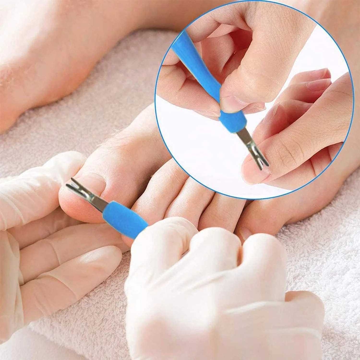 ست مراقبت از پا 8 در 1 حرفه ای KASTWAVE - ابزار پدیکور استیل ضد زنگ، شامل سوهان پا، ناخن گیر و از بین برنده پوست مرده برای داشتن پاهایی صاف ست مراقبت از پا 8 در 1 حرفه ای KASTWAVE - ابزار پدیکور استیل ضد زنگ، شامل سوهان پا، ناخن گیر و از بین برنده پوست مرده برای داشتن پاهایی صاف