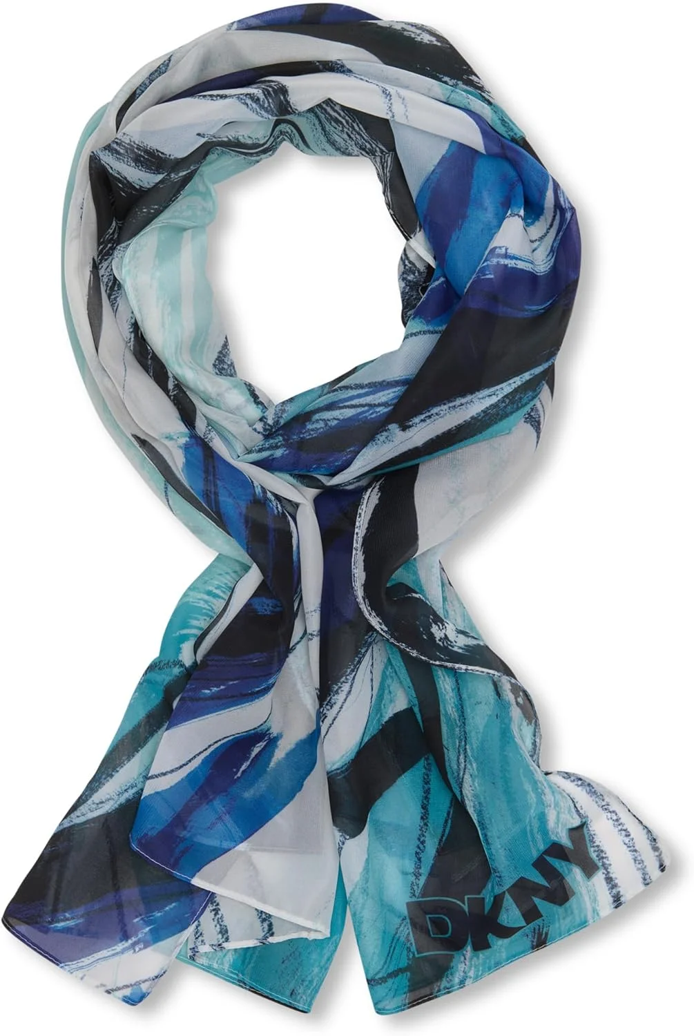 شال پشمی چهارخانه زنانه DKNY، شال مد روز (تک عددی)