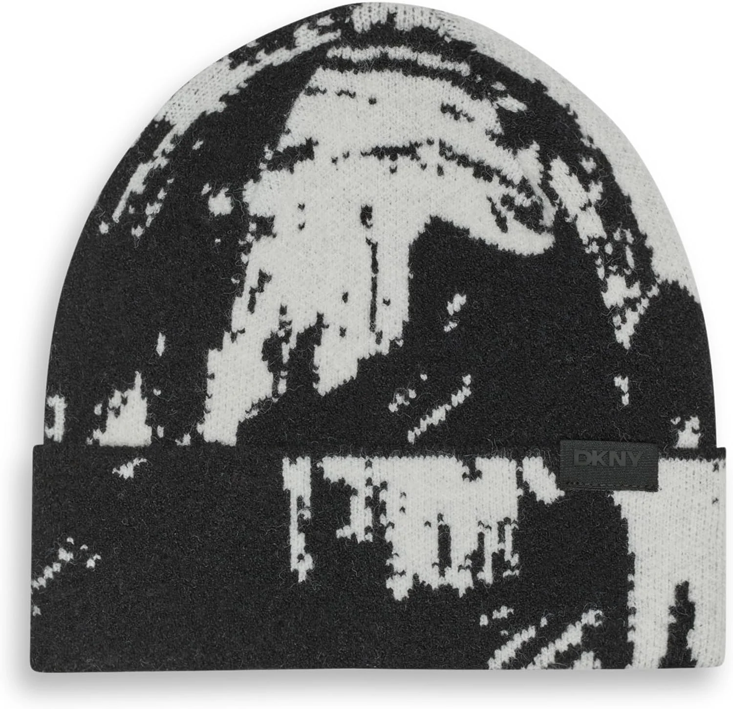 کلاه بافتنی زنانه دی‌کی‌ان‌وای طرح پینت استروک چند رنگ