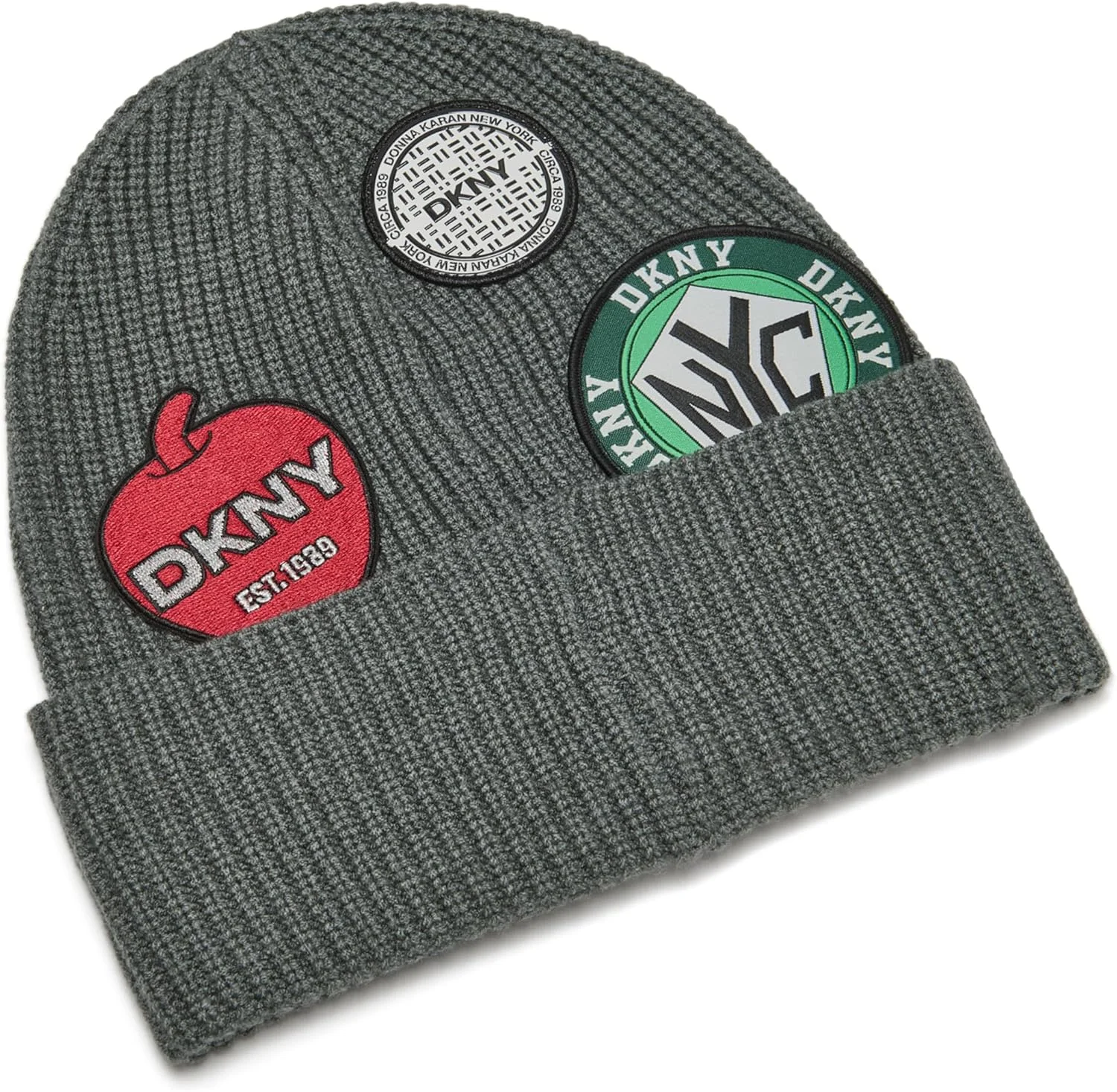 کلاه بافتنی زنانه DKNY مدل Shaker Stitch با لبه تاشو کلاه بافتنی زنانه DKNY مدل Shaker Stitch با لبه تاشو