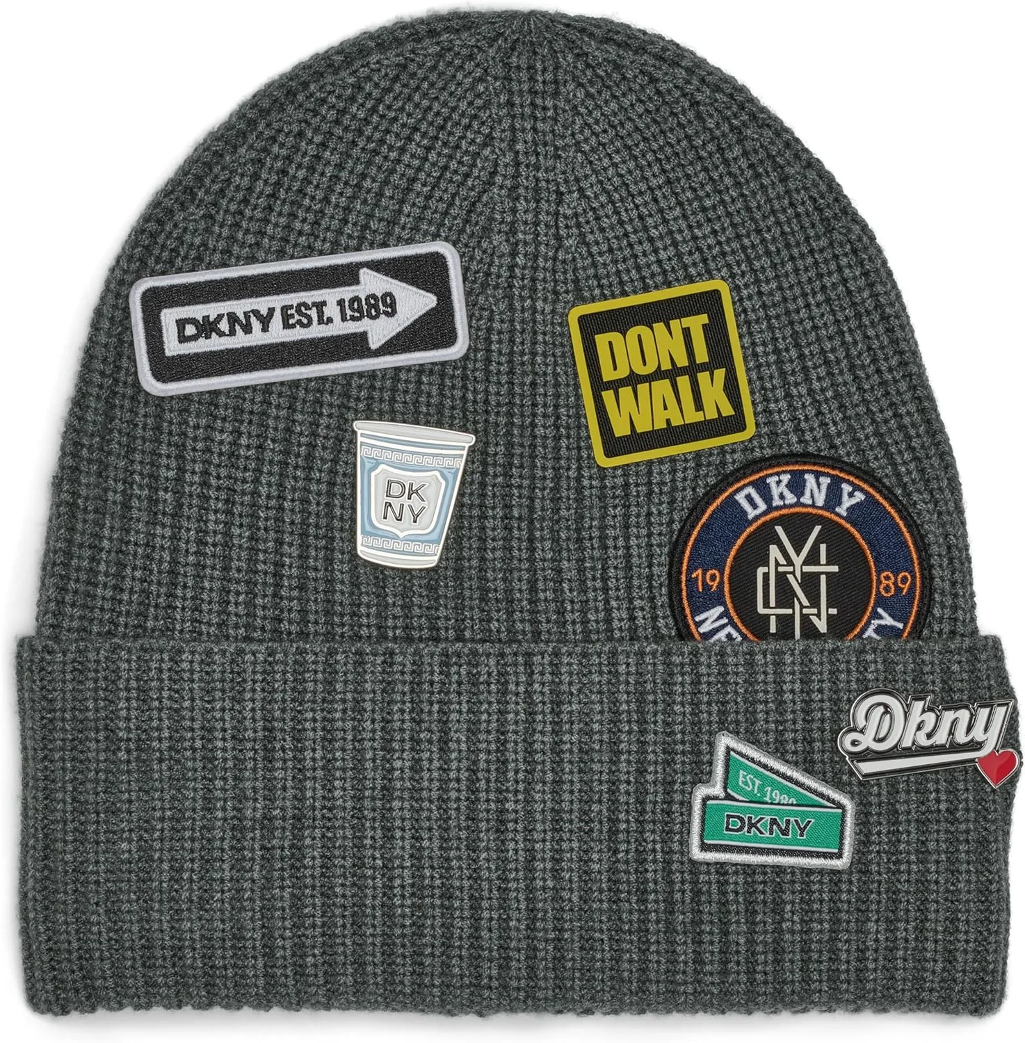 کلاه بافتنی زنانه DKNY مدل Shaker Stitch با لبه تاشو کلاه بافتنی زنانه DKNY مدل Shaker Stitch با لبه تاشو