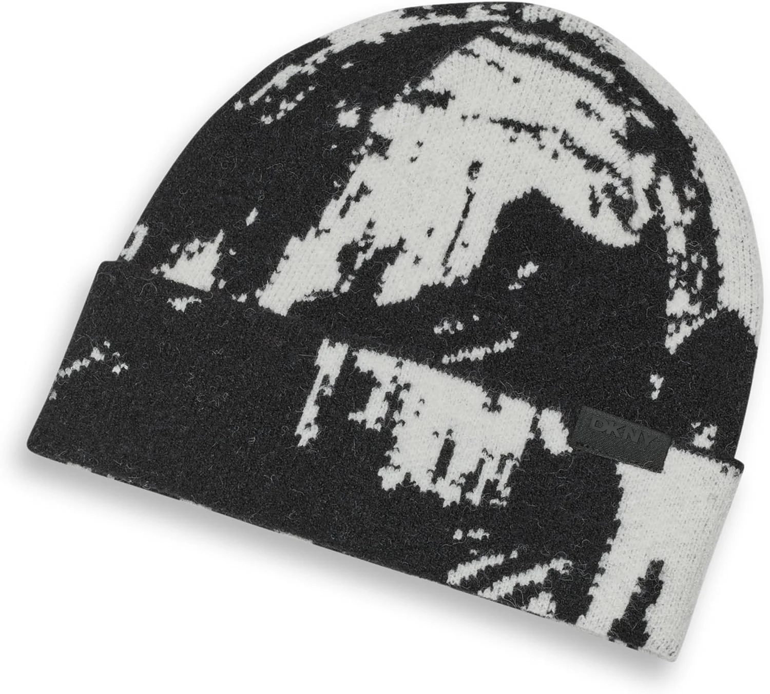 کلاه بافتنی زنانه دی‌کی‌ان‌وای طرح پینت استروک چند رنگ