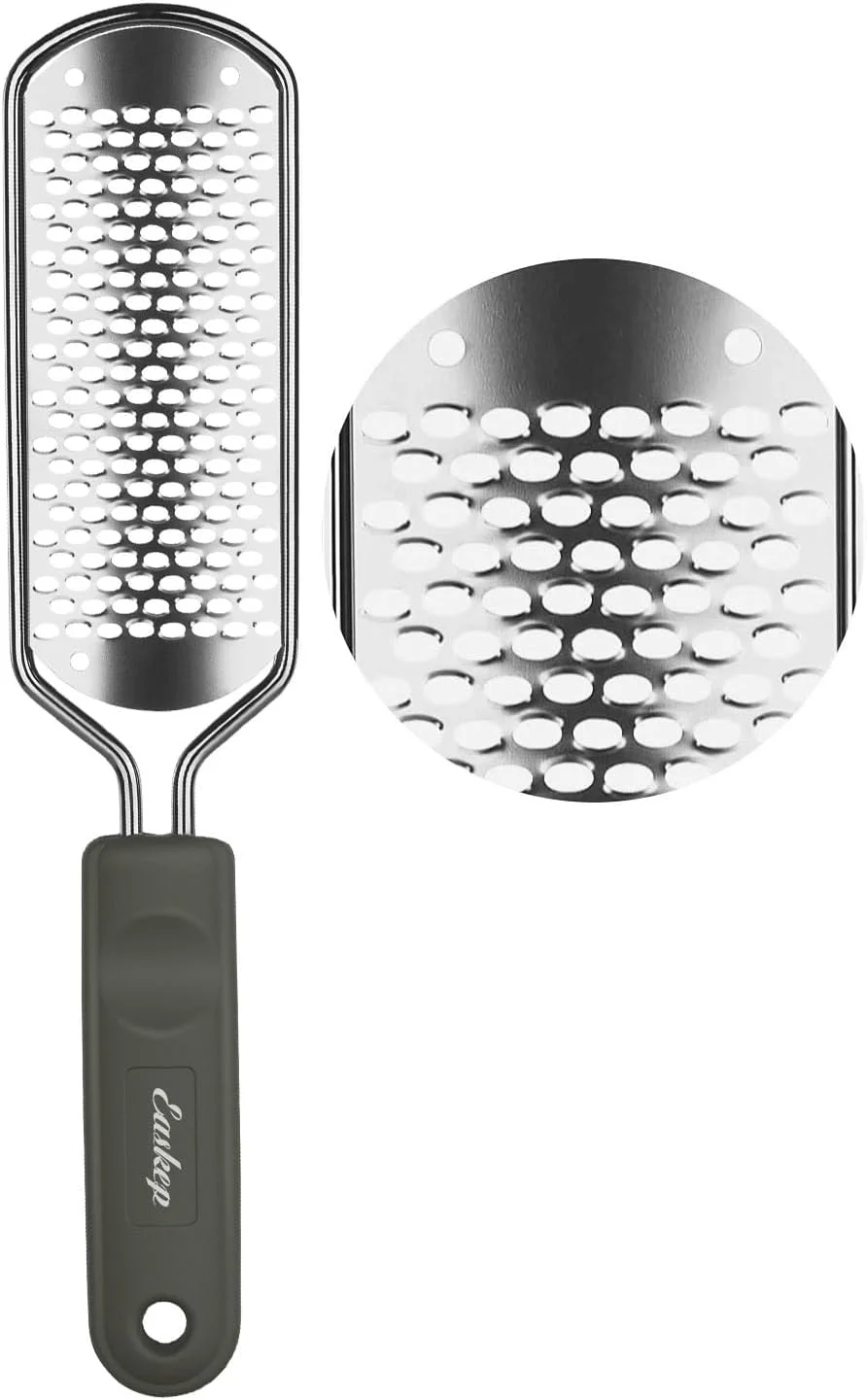 سوهان پا Easkep، اسکرابر پدیکور پا - از بین برنده پینه پا، رنده حرفه ای، خراشنده پا، از بین برنده میخچه و پینه، از بین برنده پوست مرده ترک خورده برای پاهای خشک و مرطوب