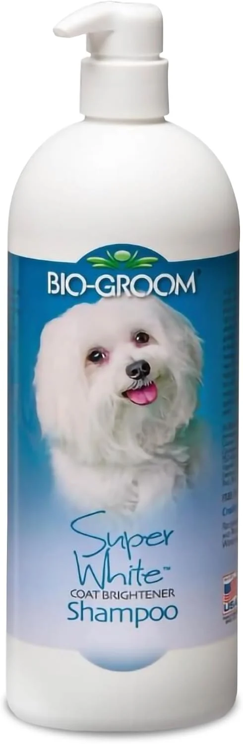 شامپو سگ بایو-گروم سوپر وایت - شامپو روشن کننده موی حیوانات خانگی، لوازم حمام سگ، شستشوی توله سگ، لوازم آرایش سگ، بدون ظلم، ساخت ایالات متحده آمریکا، شامپو روشن کننده پوشش - 946 میلی لیتر تک بسته شامپو سگ بایو-گروم سوپر وایت - شامپو روشن کننده موی حیوانات خانگی، لوازم حمام سگ، شستشوی توله سگ، لوازم آرایش سگ، بدون ظلم، ساخت ایالات متحده آمریکا، شامپو روشن کننده پوشش - 946 میلی لیتر تک بسته