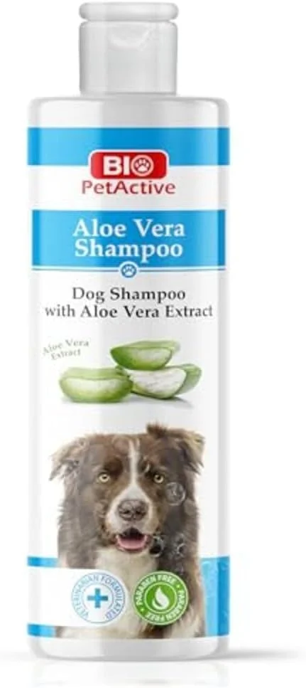 شامپو عصاره آلوئه ورا Bio PetActive برای سگ ها - پاک کننده و مراقبت مرطوب کننده برای پوست های حساس و معمولی، بدون پارابن، متعادل کننده PH + مواد طبیعی - 400 میلی لیتر شامپو عصاره آلوئه ورا Bio PetActive برای سگ ها - پاک کننده و مراقبت مرطوب کننده برای پوست های حساس و معمولی، بدون پارابن، متعادل کننده PH + مواد طبیعی - 400 میلی لیتر