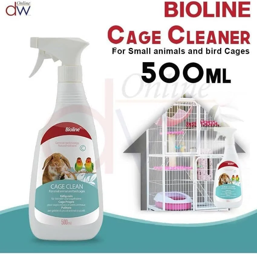 محلول تمیز کننده قفس حیوانات خانگی بایو-لاین، 500 میلی لیتر محلول تمیز کننده قفس حیوانات خانگی بایو-لاین، 500 میلی لیتر