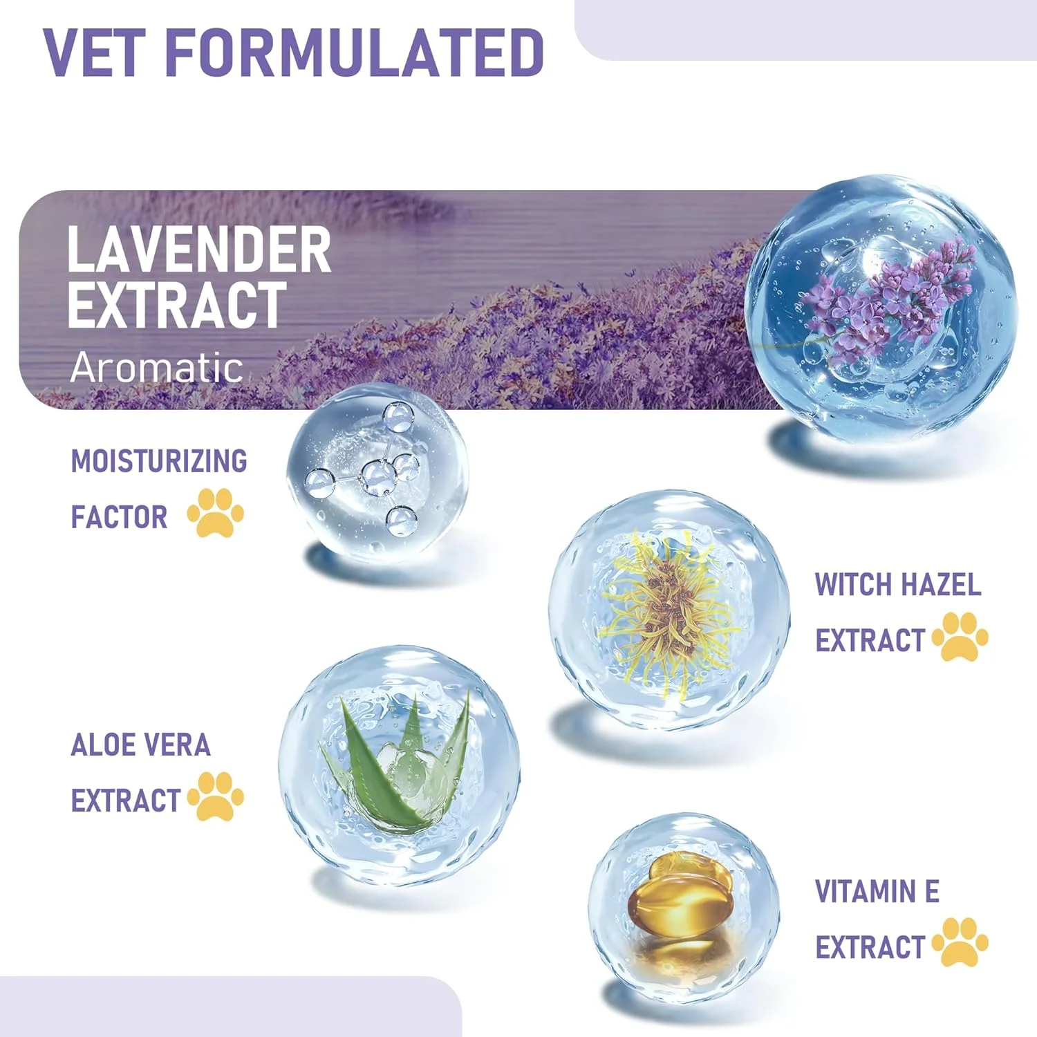 دستکش تمیز کننده حیوانات خانگی، دستمال مرطوب حمام برای سگ و گربه، دستمال مرطوب ضد حساسیت و خوشبو کننده بدون نیاز به آبکشی برای پنجه، بدن و باسن، ایده آل برای خشک شویی گربه، مراقبت روزانه و مسافرت، اسطوخودوس، 8 عدد دستکش تمیز کننده حیوانات خانگی، دستمال مرطوب حمام برای سگ و گربه، دستمال مرطوب ضد حساسیت و خوشبو کننده بدون نیاز به آبکشی برای پنجه، بدن و باسن، ایده آل برای خشک شویی گربه، مراقبت روزانه و مسافرت، اسطوخودوس، 8 عدد