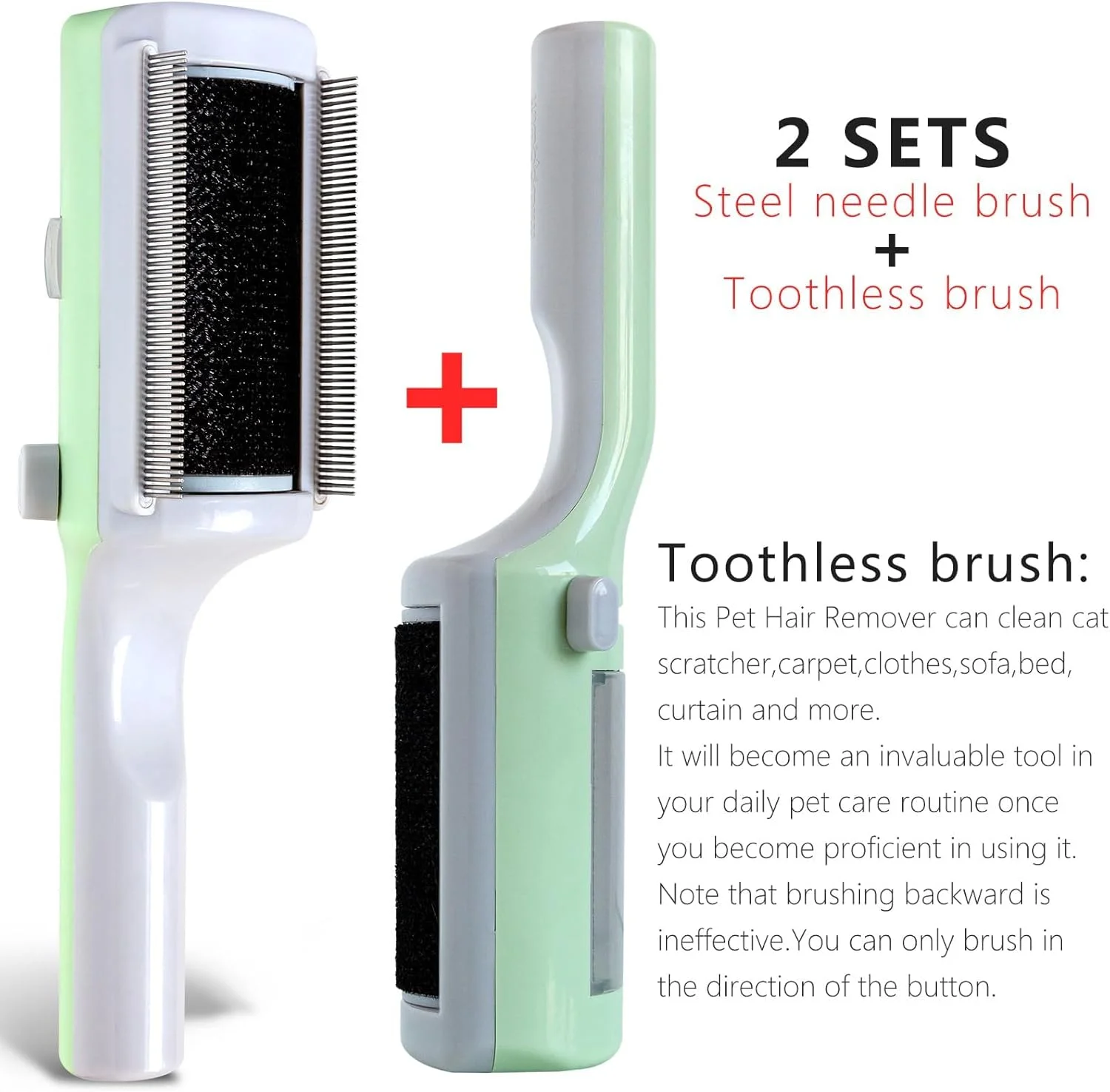 برس خشک شویی، برای گربه/سگ های مو کوتاه یا بلند، برس موی گربه بدون نیاز به آب، برس چسبناک گربه برای ریزش مو و نظافت، برس گربه برای گربه های داخل خانه، شانه گربه خرگوشی موهای شل را از بین می برد (1 عدد) برس خشک شویی، برای گربه/سگ های مو کوتاه یا بلند، برس موی گربه بدون نیاز به آب، برس چسبناک گربه برای ریزش مو و نظافت، برس گربه برای گربه های داخل خانه، شانه گربه خرگوشی موهای شل را از بین می برد (1 عدد)