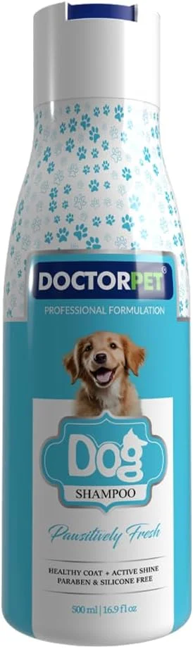شامپو سگ دکتر پت "Pawsitively Fresh"، فرمول جلبک دریایی و نارگیل، شوینده خوشبو کننده حیوانات خانگی، 500 میلی لیتر شامپو سگ دکتر پت "Pawsitively Fresh"، فرمول جلبک دریایی و نارگیل، شوینده خوشبو کننده حیوانات خانگی، 500 میلی لیتر