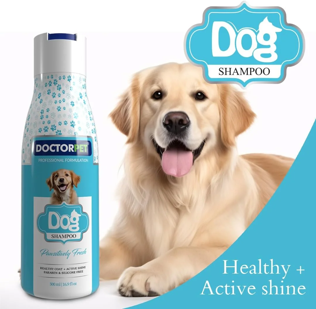 شامپو سگ دکتر پت "Pawsitively Fresh"، فرمول جلبک دریایی و نارگیل، شوینده خوشبو کننده حیوانات خانگی، 500 میلی لیتر شامپو سگ دکتر پت "Pawsitively Fresh"، فرمول جلبک دریایی و نارگیل، شوینده خوشبو کننده حیوانات خانگی، 500 میلی لیتر