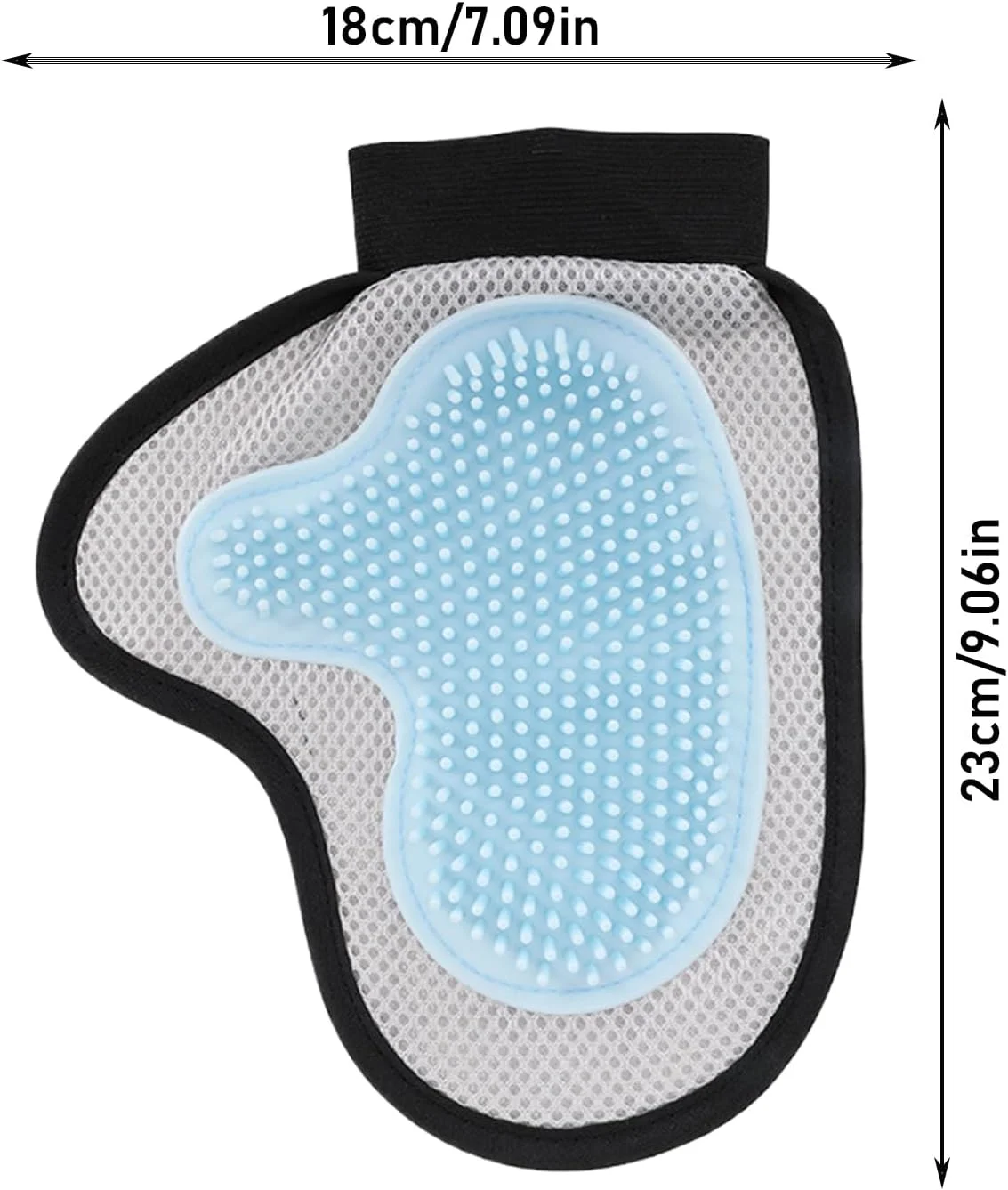 دستکش حمام سگ - ابزار شستشوی گربه بدون نیاز به آبکشی - دستکش حمام سگ بزرگ، برای ماساژ و شستشو در خانه و مسافرت دستکش حمام سگ - ابزار شستشوی گربه بدون نیاز به آبکشی - دستکش حمام سگ بزرگ، برای ماساژ و شستشو در خانه و مسافرت
