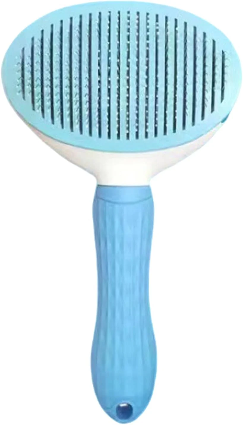 برس گربه برای گربه های خانگی، برس گربه مو بلند با دکمه رهاسازی - ابزار نظافت حیوانات خانگی برای سگ ها توله سگ ها مسافرت حمام فضای باز