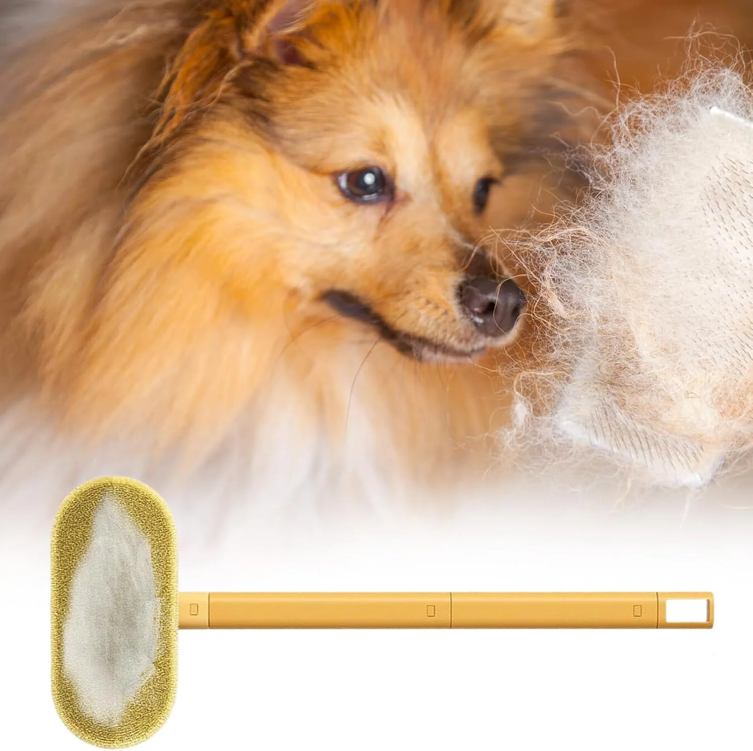 از بین برنده موی حیوانات خانگی برای لباسشویی | از بین برنده موی سگ و گربه برای مبل | برس پرزگیر دسته بلند، لوازم نظافت برای پارچه، کف، مبل، تخت، فرش، آپارتمان، تشک، نظافت مبلمان