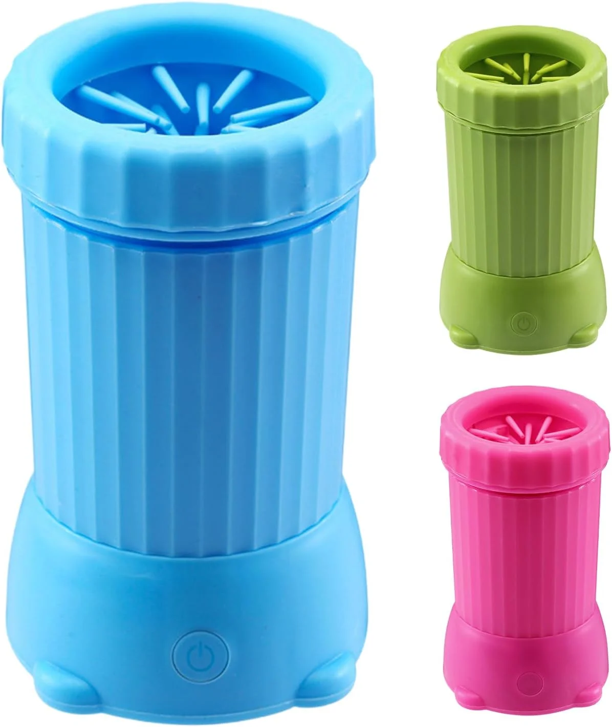 دستگاه شستشوی پای سگ، دستگاه هوشمند شستشوی حیوانات خانگی با شارژ USB - تمیز کننده خودکار پنجه سگ، برای توله سگ، بچه گربه و قفس گربه نژاد متوسط و بزرگ