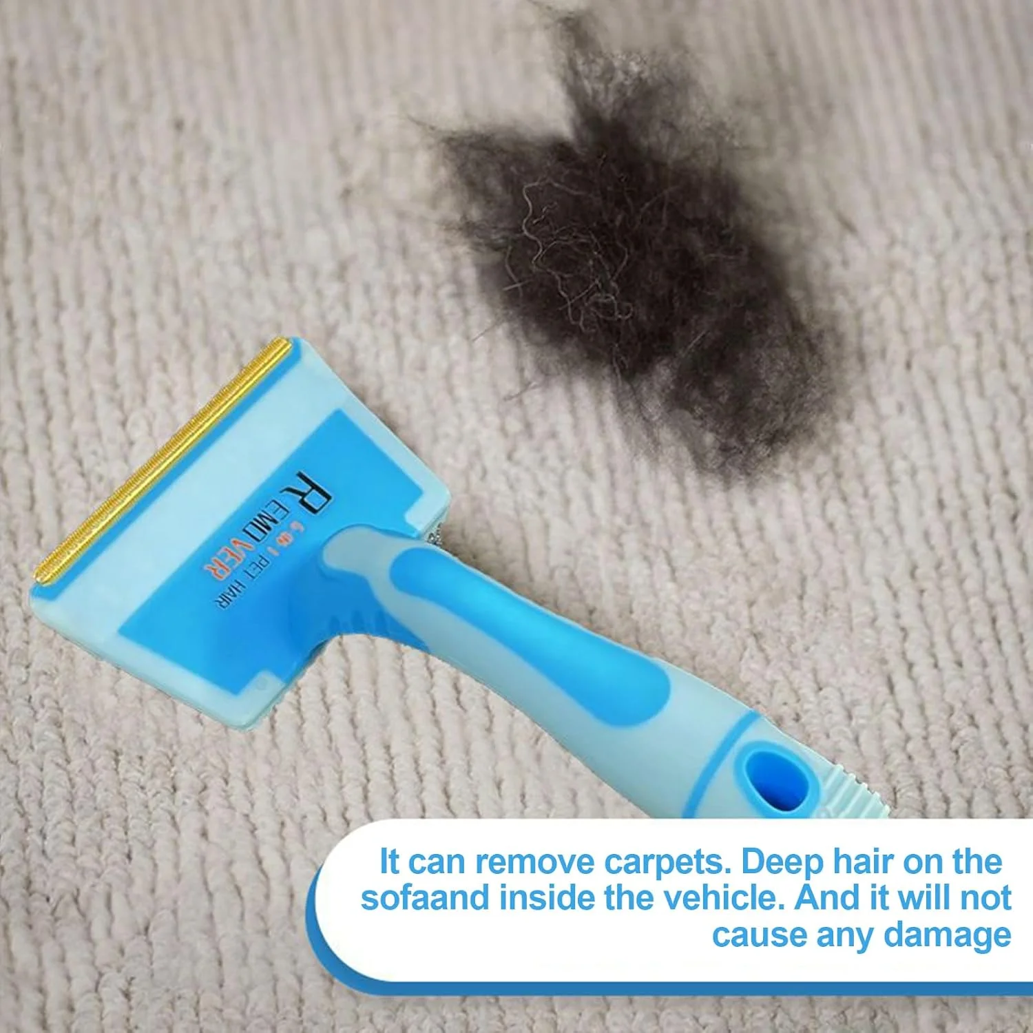 از بین برنده موی حیوانات خانگی | اسکرابر چند منظوره فرش، پاک کننده قابل استفاده مجدد برای مبلمان، لباس، قالیچه، فرش، مبل، صندلی ماشین سگ، گربه و رختخواب