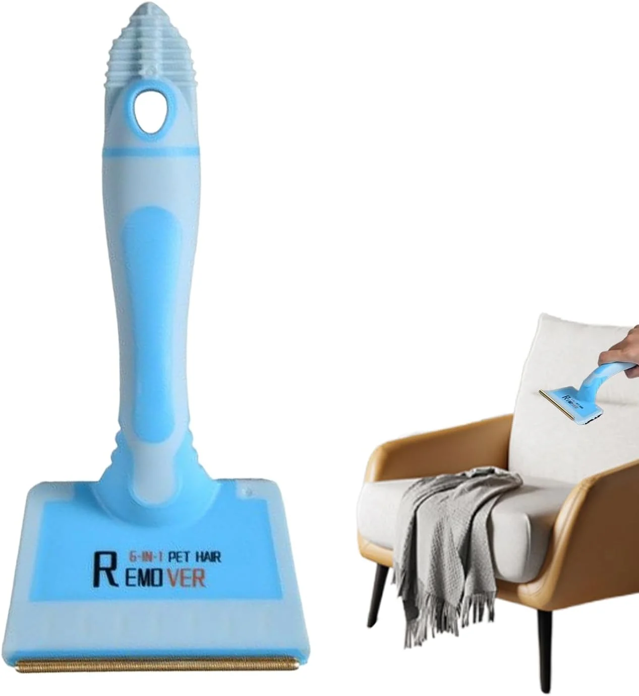 از بین برنده موی گربه - از بین برنده موی چند منظوره - پاک کننده و خراشنده قابل استفاده مجدد برای مبلمان، لباس، فرش، موکت، مبل، صندلی ماشین، رختخواب سگ و گربه
