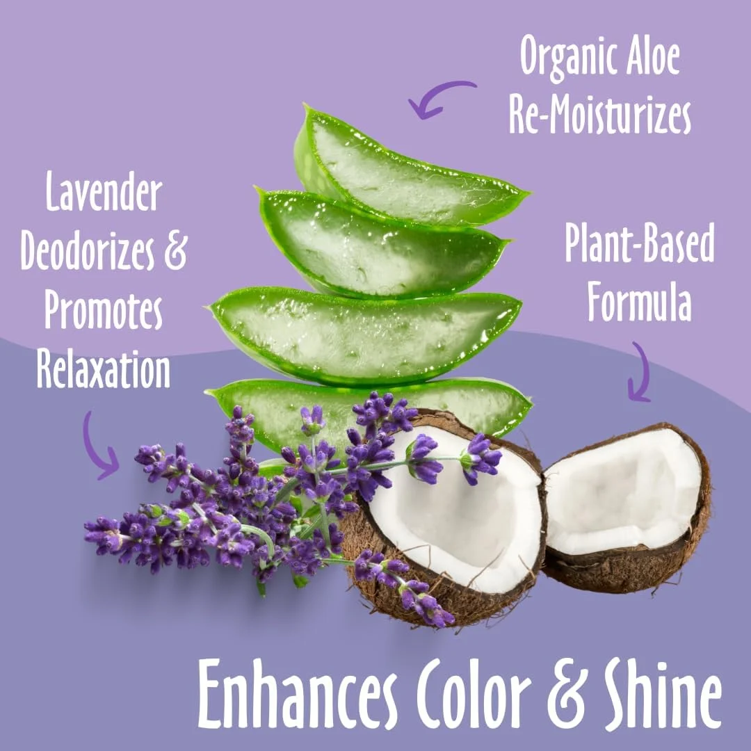 شامپو روشن کننده رنگ مو سگ و گربه Earthbath با رایحه اسطوخودوس حجم 1 گالن - ساخت آمریکا