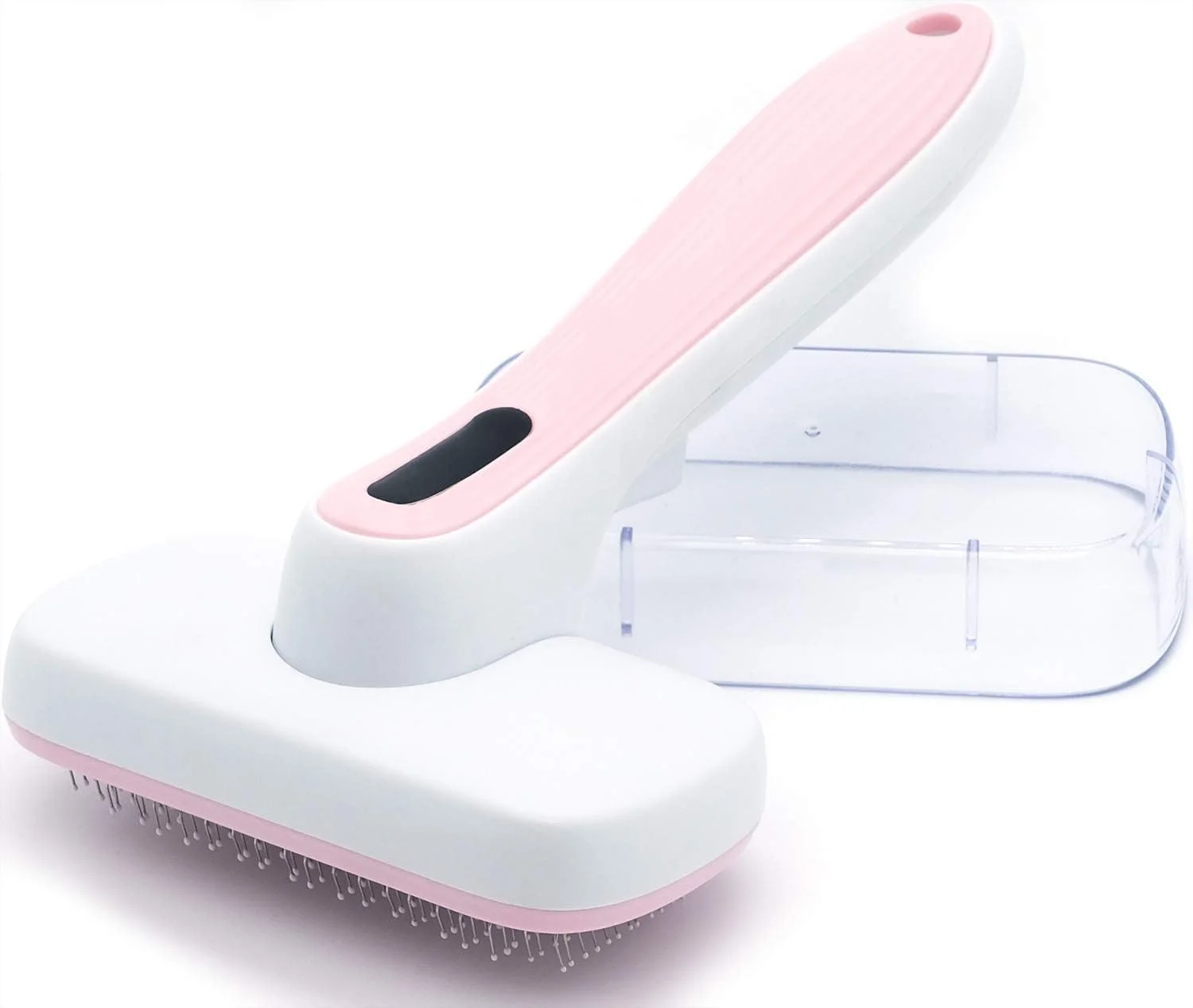 برس گربه L'cattie، ابزار نظافت و آراستگی سگ و گربه با قابلیت تمیز شوندگی خودکار، یک دکمه برای تمیز کردن خودکار موهای بلند و کوتاه (صورتی) برس گربه L'cattie، ابزار نظافت و آراستگی سگ و گربه با قابلیت تمیز شوندگی خودکار، یک دکمه برای تمیز کردن خودکار موهای بلند و کوتاه (صورتی)