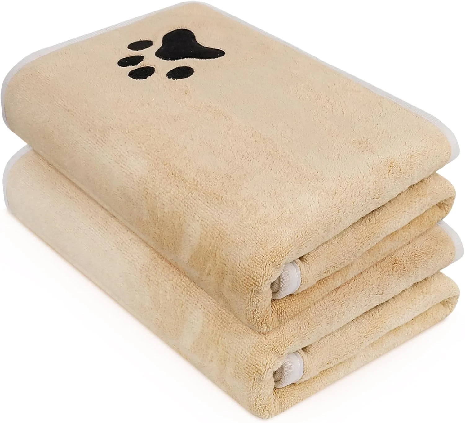 ست 2 عددی حوله سگ Laamsamling، فوق العاده جاذب، حوله های سگ میکروفایبر، نرم، بادوام و خشک شونده سریع، ایده آل برای سگ های کوچک، متوسط ​​و بزرگ