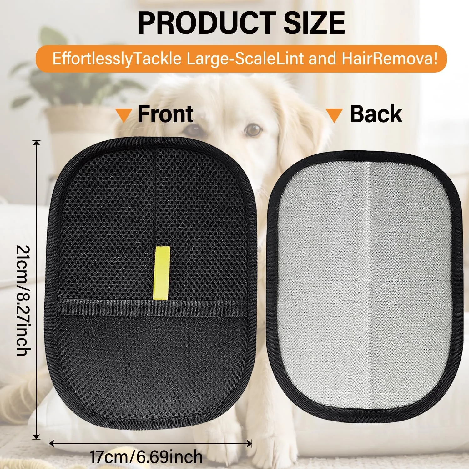 دستکش مو جمع کن حیوانات خانگی، دستکش های دو طرفه برای نظافت حیوانات خانگی، دستکش های حذف الکترواستاتیک موی حیوانات خانگی، دستکش های موی سگ و گربه قابل استفاده مجدد برای مبلمان، ملحفه، مبل، لباس، فرش، صندلی ماشین