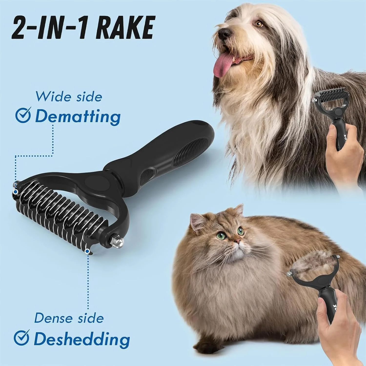 برس نظافت حیوانات خانگی، لوازم نظافت گربه برای سر