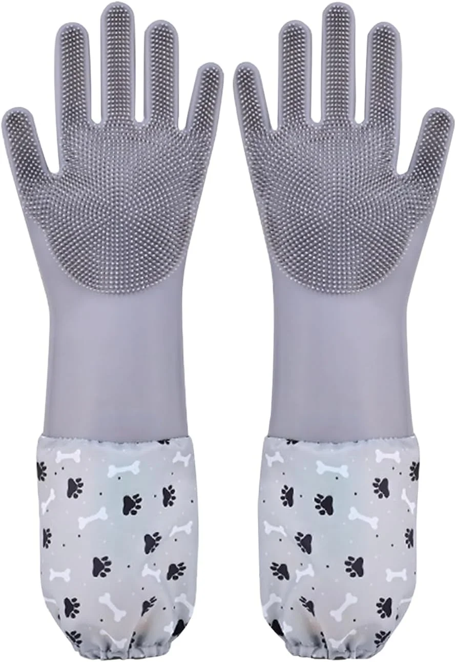 دستکش های نظافت حیوانات خانگی (یک جفت) - برس سیلیکونی دو طرفه مقاوم در برابر حرارت برای مراقبت از اسب عربی/سگ/گربه، ابزار ماساژ و حذف مو با رنگ ماسه ای صحرایی و دسته ارگونومیک (طراحی ضد آب) دستکش های نظافت حیوانات خانگی (یک جفت) - برس سیلیکونی دو طرفه مقاوم در برابر حرارت برای مراقبت از اسب عربی/سگ/گربه، ابزار ماساژ و حذف مو با رنگ ماسه ای صحرایی و دسته ارگونومیک (طراحی ضد آب)