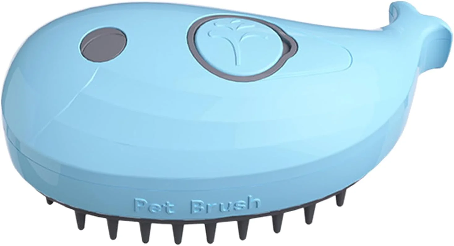برس آب برای گربه ها - برس گربه 4 در 1 برای ریزش مو | شانه ضد الکتریسیته ساکن قابل شارژ برای از بین بردن موهای زائد بچه گربه، ماساژ، حمام، مراقبت در داخل خانه