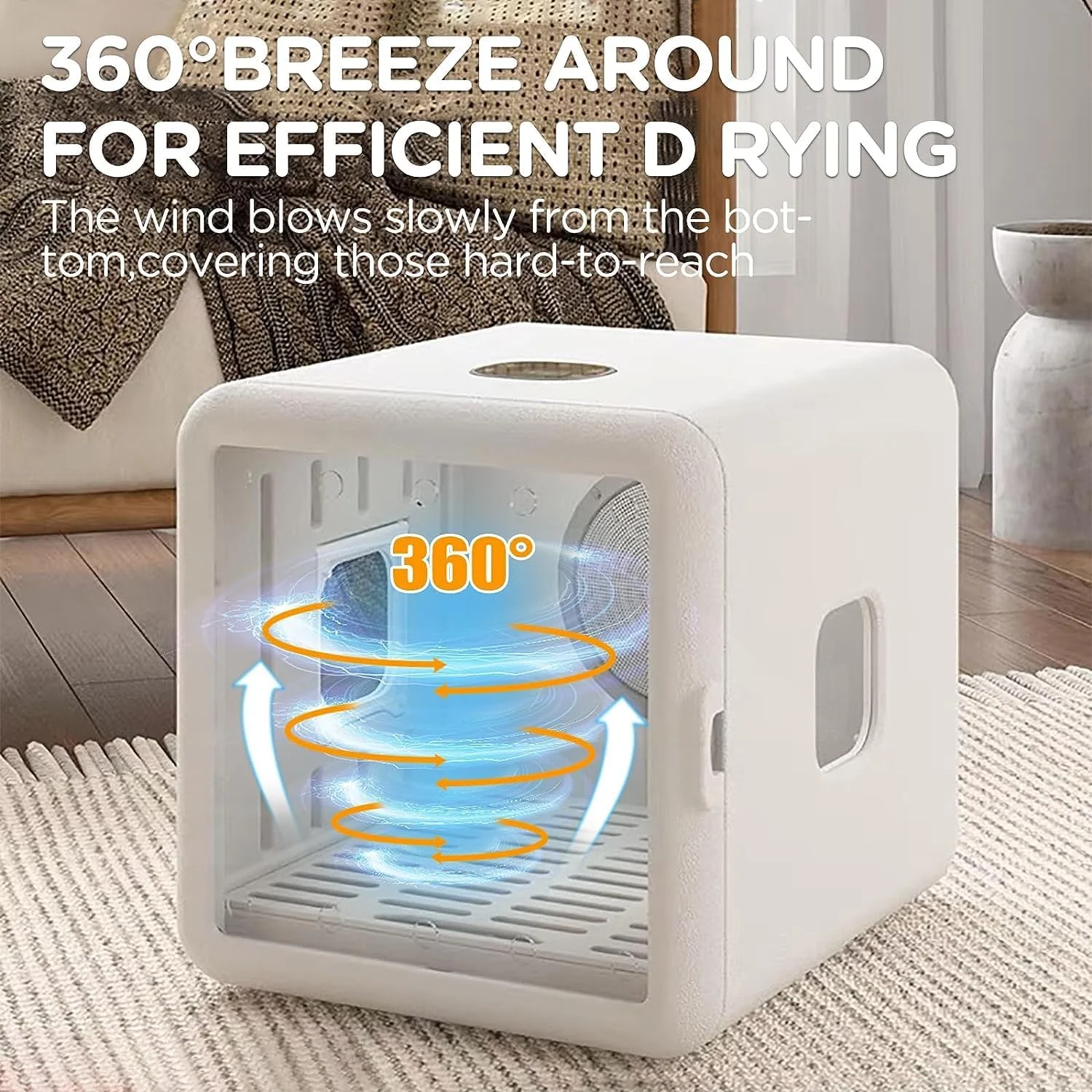 باکس خشک کن موی اتوماتیک حیوانات خانگی Zertylre برای گربه ها و سگ های کوچک - خشک کن موی فوق العاده بی صدا و سریع برای گربه ها با کنترل دمای هوشمند و گردش هوای گرمایشی 360 درجه