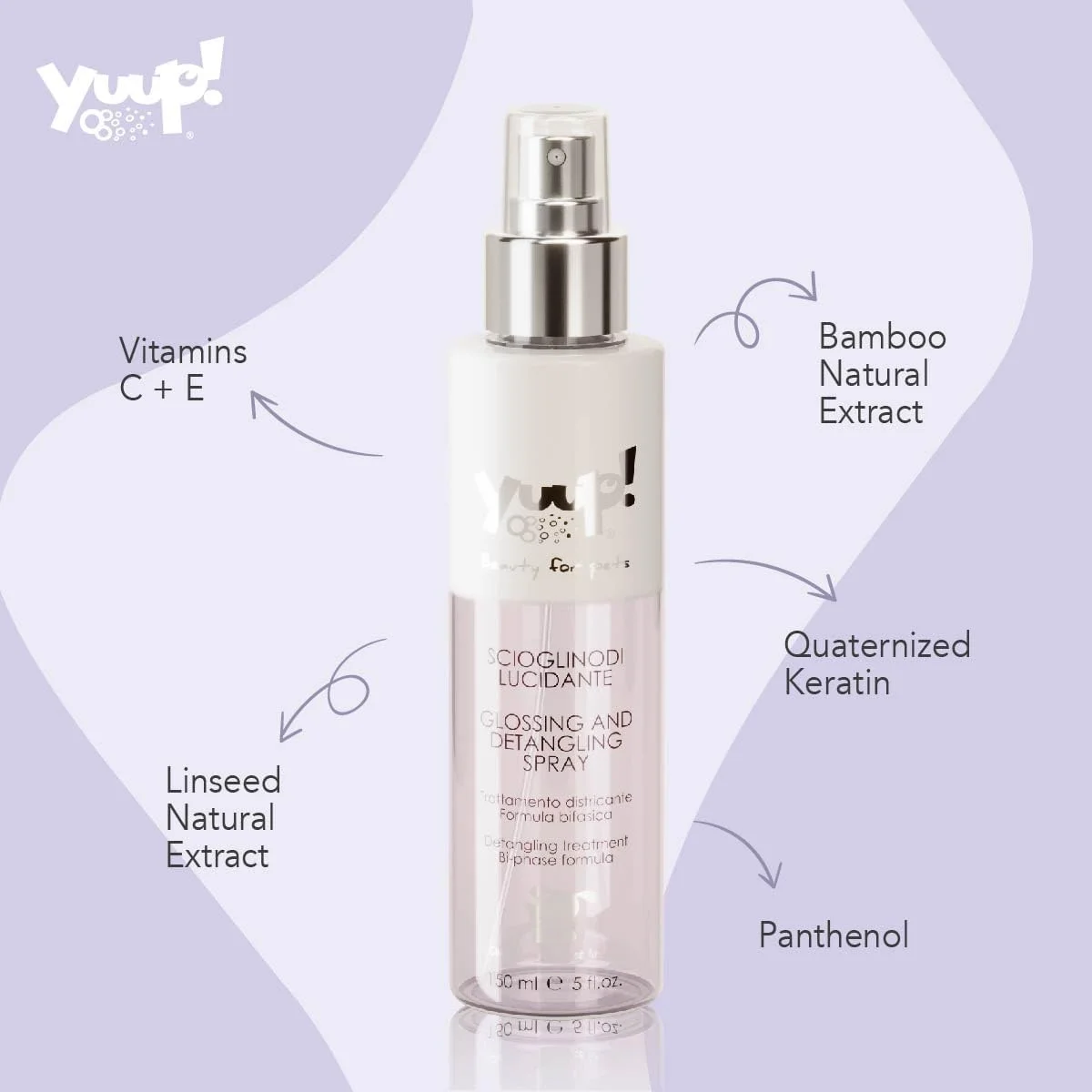 اسپری باز کننده گره مو سگ و گربه یوپ!، نرم کننده باز کننده گره، کمک به برس و شانه زدن حیوانات خانگی با موهای بلند، نظافت لوکس سگ، توله سگ و بچه گربه، مراقبت طبیعی از مو، مواد پاک کننده وگان، ساخت ایتالیا اسپری باز کننده گره مو سگ و گربه یوپ!، نرم کننده باز کننده گره، کمک به برس و شانه زدن حیوانات خانگی با موهای بلند، نظافت لوکس سگ، توله سگ و بچه گربه، مراقبت طبیعی از مو، مواد پاک کننده وگان، ساخت ایتالیا