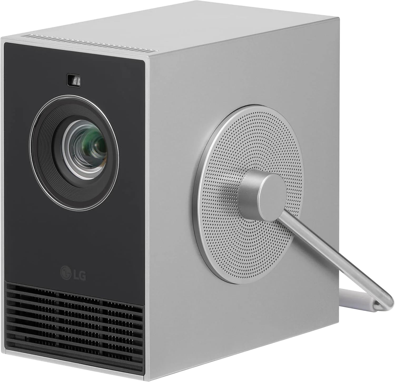 پروژکتور هوشمند قابل حمل 4K الجی CineBeam Q HU710PB با تنظیم خودکار صفحه نمایش، فوکوس خودکار، لیزر RGB، تا 154% DCI-P3 پروژکتور هوشمند قابل حمل 4K الجی CineBeam Q HU710PB با تنظیم خودکار صفحه نمایش، فوکوس خودکار، لیزر RGB، تا 154% DCI-P3