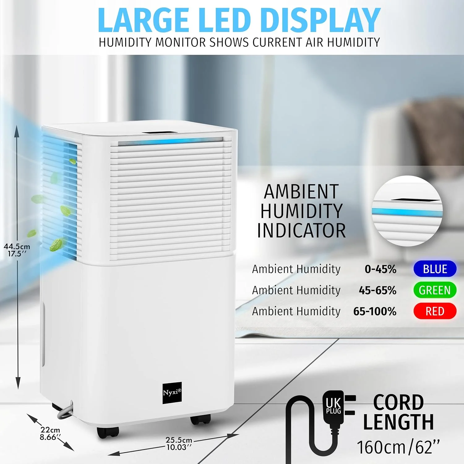 دستگاه رطوبت گیر خانگی 12 لیتر در روز، عملکرد خشک کردن لباس، قابلیت تخلیه مداوم، تایمر 24 ساعته، از بین برنده تراکم، رطوبت و نم و تصفیه کننده هوا، ایده آل برای خانه ها، دفاتر، زیرزمین ها، خشکشویی