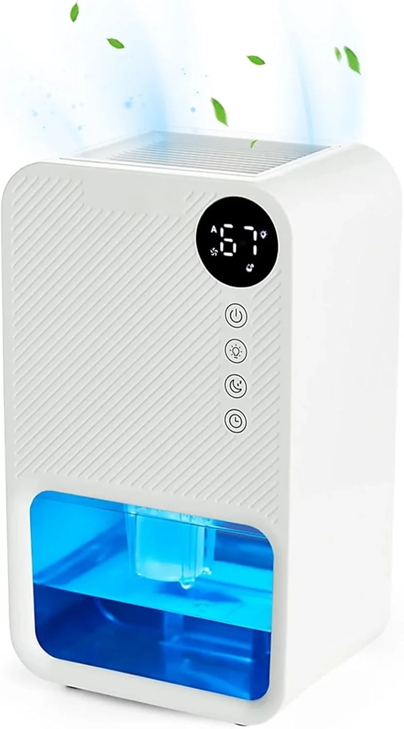 رطوبت گیر TDOO با ظرفیت 1100 میلی لیتر، تایمر 24 ساعته، حالت شب، مخزن رنگی، بی صدا، رطوبت گیر مناسب اتاق 20 متر مربعی، خاموش شدن خودکار، برای رطوبت/میعان، کنترل کپک/بو در کمد، حمام، اتاق خواب، RV (سفید-a) رطوبت گیر TDOO با ظرفیت 1100 میلی لیتر، تایمر 24 ساعته، حالت شب، مخزن رنگی، بی صدا، رطوبت گیر مناسب اتاق 20 متر مربعی، خاموش شدن خودکار، برای رطوبت/میعان، کنترل کپک/بو در کمد، حمام، اتاق خواب، RV (سفید-a)