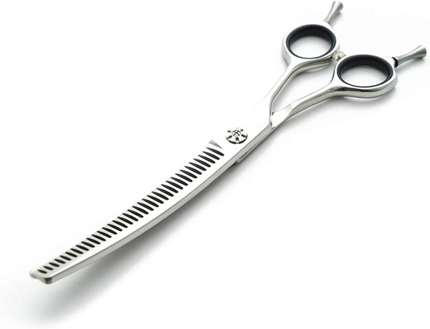 هموستات سگ YOIQI، قیچی پت نازک کننده دست راست رو به پایین، قیچی تکه ای اصلاح سگ منحنی 35 دندانه