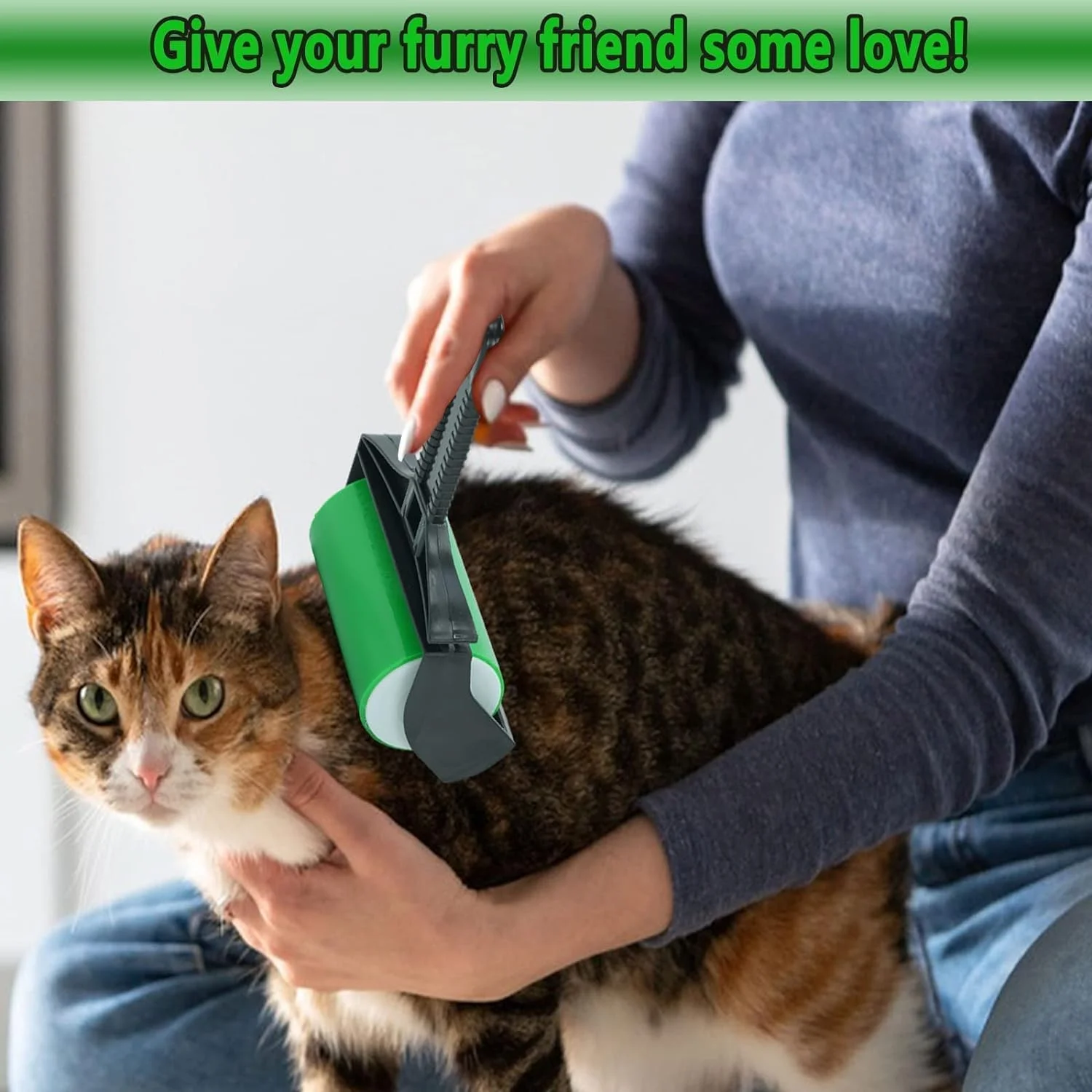 غلتک پرزگیر چندبار مصرف YHRY، غلتک چسبنده موی حیوانات خانگی قابل شستشو، ابزار تمیز کننده موی خانگی برای مبل، تمیز کردن کارآمد، بلند کننده موی حیوانات خانگی برای خرده های مبل، لباس، ماشین و سطوح مختلف