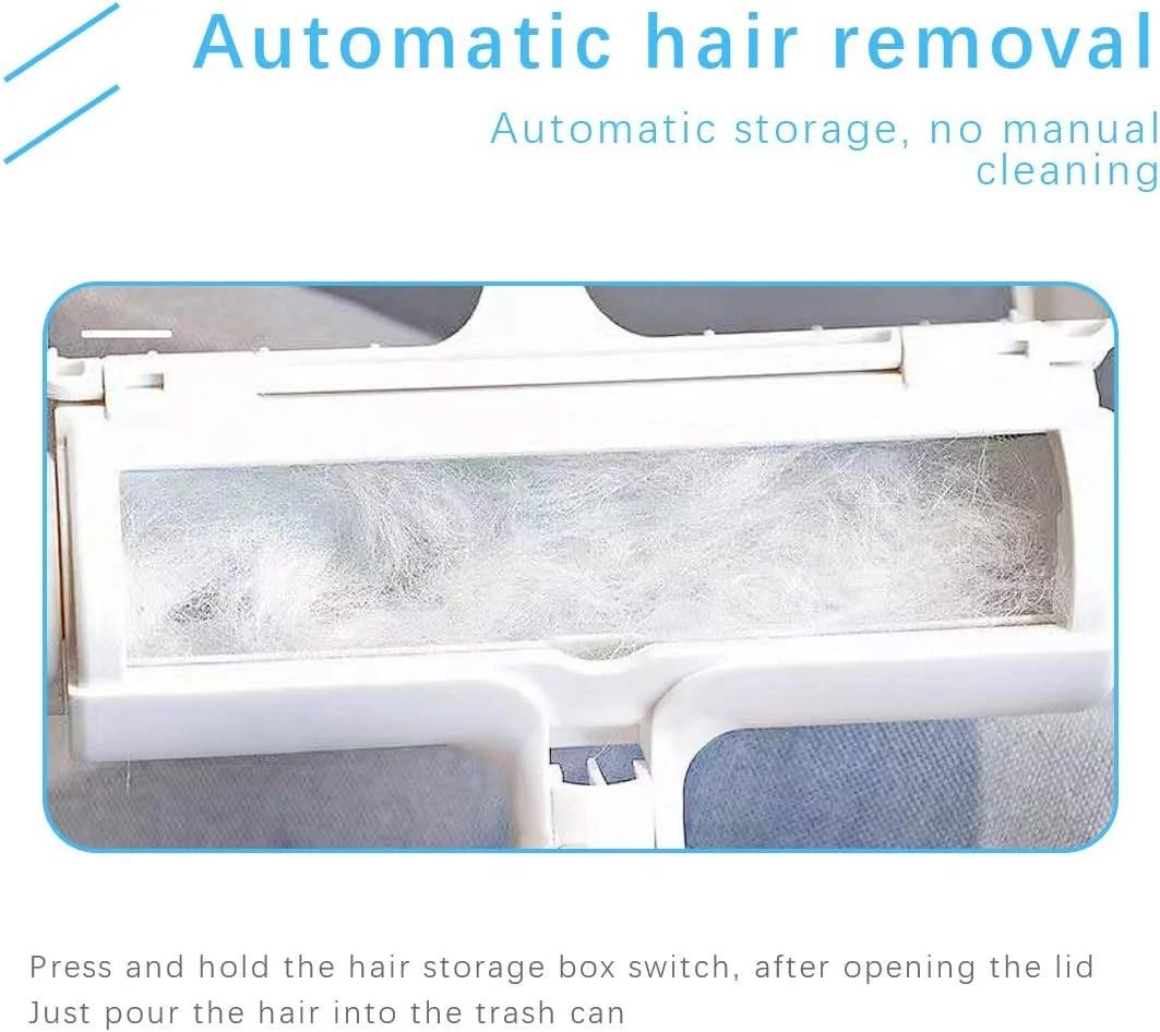 غلتک جمع کننده موی حیوانات خانگی YOKIA برای مبلمان/تخت، غلتک مو جمع کن سگ و گربه قابل استفاده مجدد، خود تمیز شونده، بدون نیاز به چسب یا نوار چسبناک، جمع کننده عالی مو برای مبل، ماشین، فرش، خاکستری