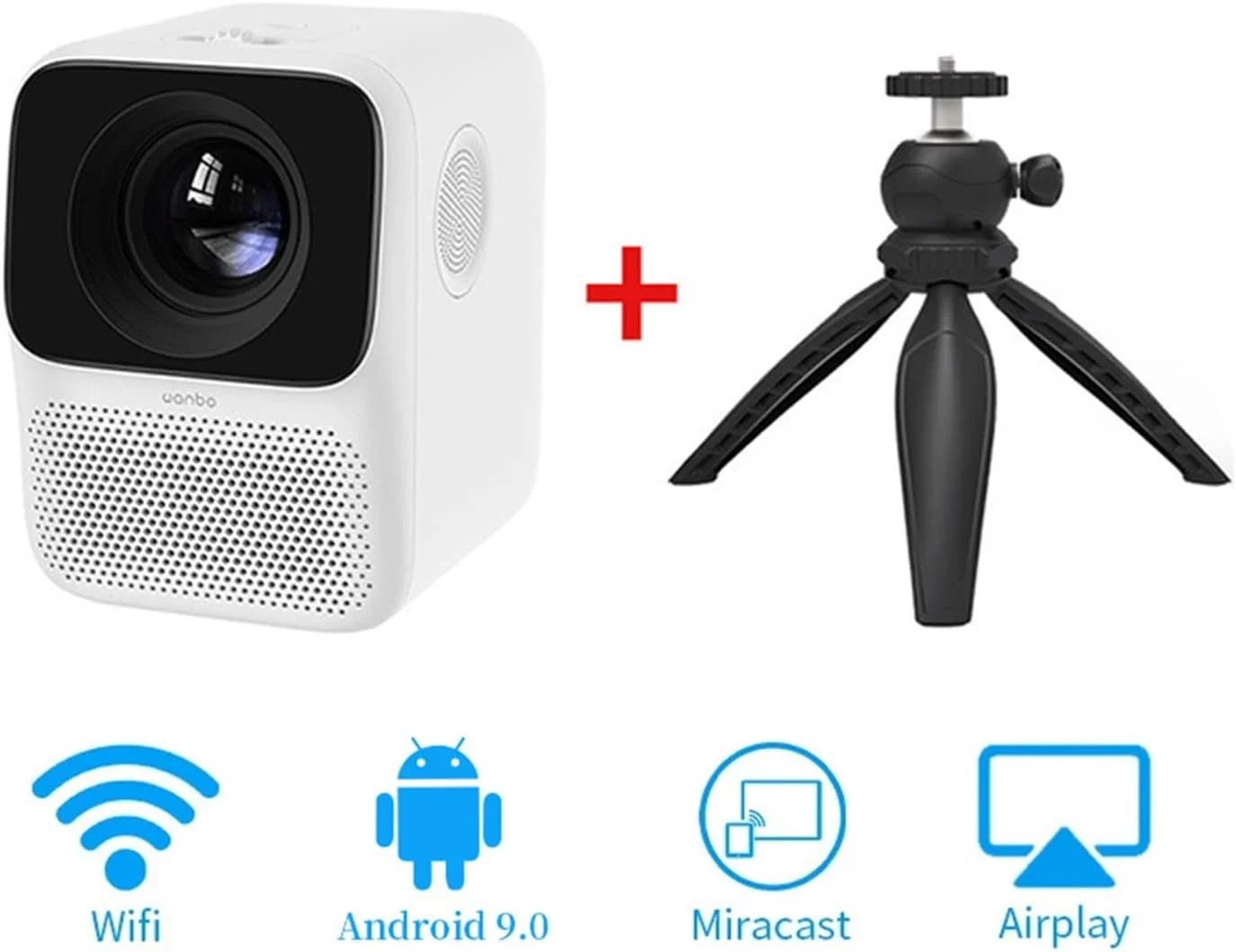 پروژکتور مینی قابل حمل NEKOUN مدل T2 MAX، پروژکتور مینی LED قابل حمل 1080P، تصحیح کیستون 4K 1920 * 1080P برای سینمای خانگی چندرسانه ای اداری خانگی (به همراه براکت) پروژکتور مینی قابل حمل NEKOUN مدل T2 MAX، پروژکتور مینی LED قابل حمل 1080P، تصحیح کیستون 4K 1920 * 1080P برای سینمای خانگی چندرسانه ای اداری خانگی (به همراه براکت)
