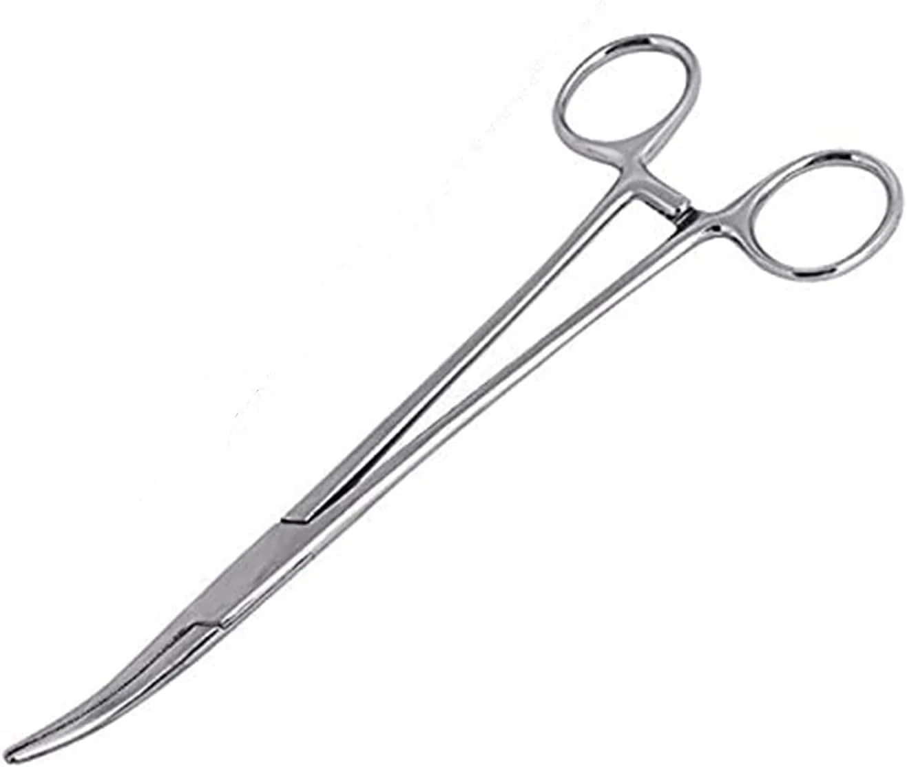 فورسپس هموستات WUWYOUWL، قیچی استیل ضد زنگ برای سگ، گربه، حیوانات خانگی، گیره موی گوش، ابزار قیچی ماهیگیری (خمیده 16 سانتی متری)