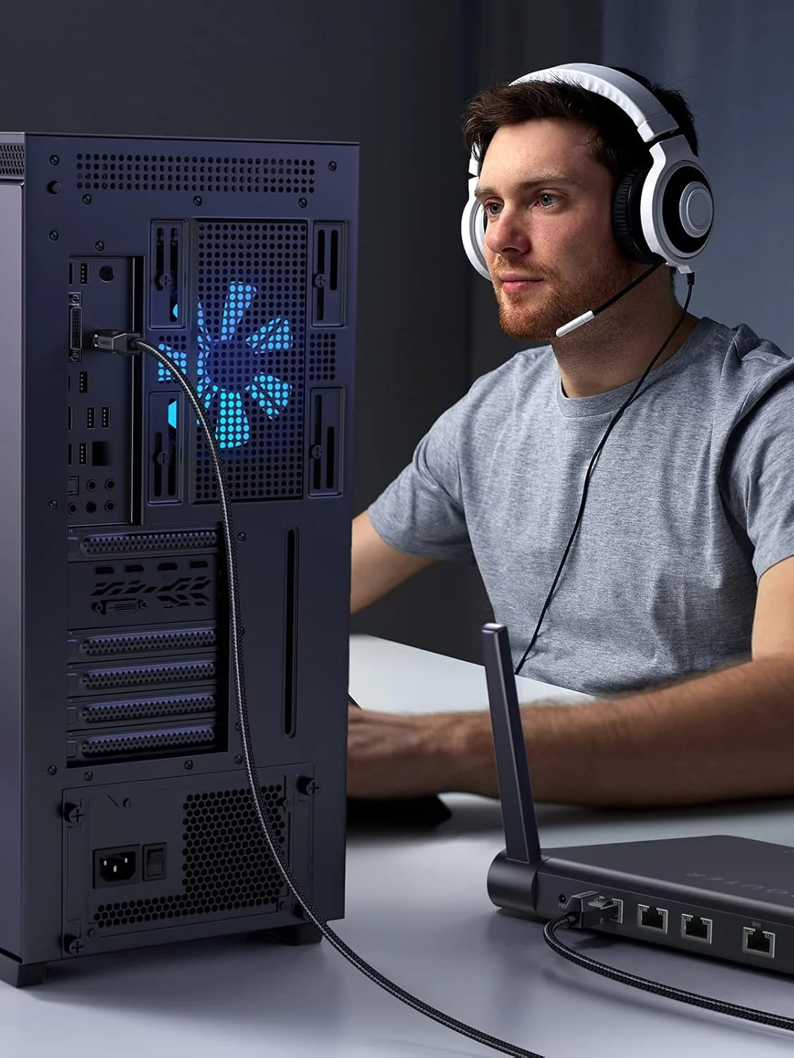 کابل اترنت UGREEN Cat 6 به طول 2 متر، کابل شبکه بافته شده 1 گیگابیت بر ثانیه، سیم اینترنت پرسرعت محافظت شده LAN با کانکتور RJ45 سازگار با روتر PS5 Xbox Smart TV Switch WiFi Extender Ethernet Adapter کابل اترنت UGREEN Cat 6 به طول 2 متر، کابل شبکه بافته شده 1 گیگابیت بر ثانیه، سیم اینترنت پرسرعت محافظت شده LAN با کانکتور RJ45 سازگار با روتر PS5 Xbox Smart TV Switch WiFi Extender Ethernet Adapter