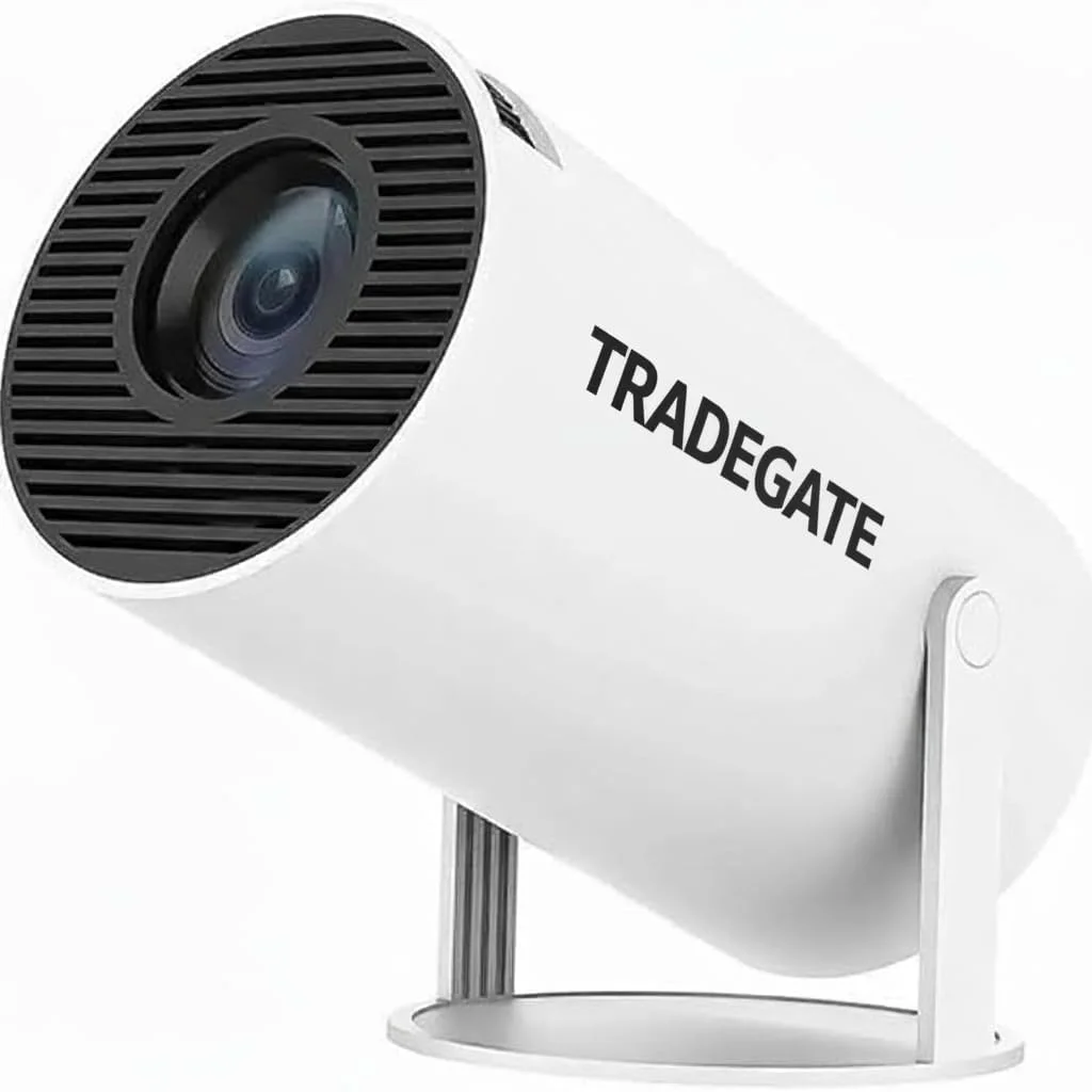 پروژکتور مینی هوشمند اندروید TRADEGATE HT88 با کیفیت 4K 1080P، وای فای 5G و بلوتوث، پایه چرخان 210 درجه، فوکوس خودکار، تنظیم صفحه نمایش، سینمای خانگی و اداری قابل حمل و ضد گرد و غبار پروژکتور مینی هوشمند اندروید TRADEGATE HT88 با کیفیت 4K 1080P، وای فای 5G و بلوتوث، پایه چرخان 210 درجه، فوکوس خودکار، تنظیم صفحه نمایش، سینمای خانگی و اداری قابل حمل و ضد گرد و غبار